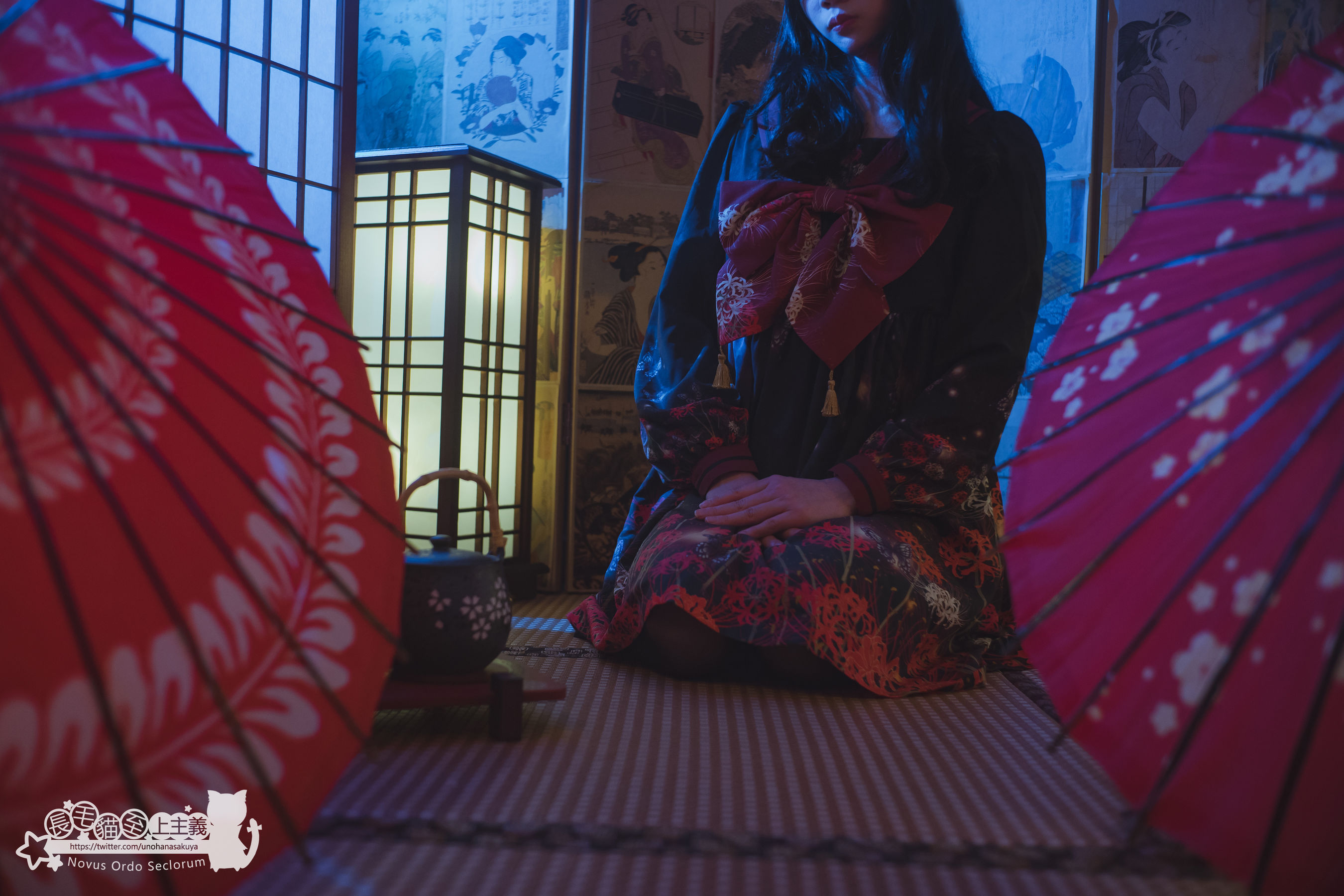 Welfare COS Waiser Kagiki Rin Rin Rin Josei -On the night when cluster amaryllis blooms