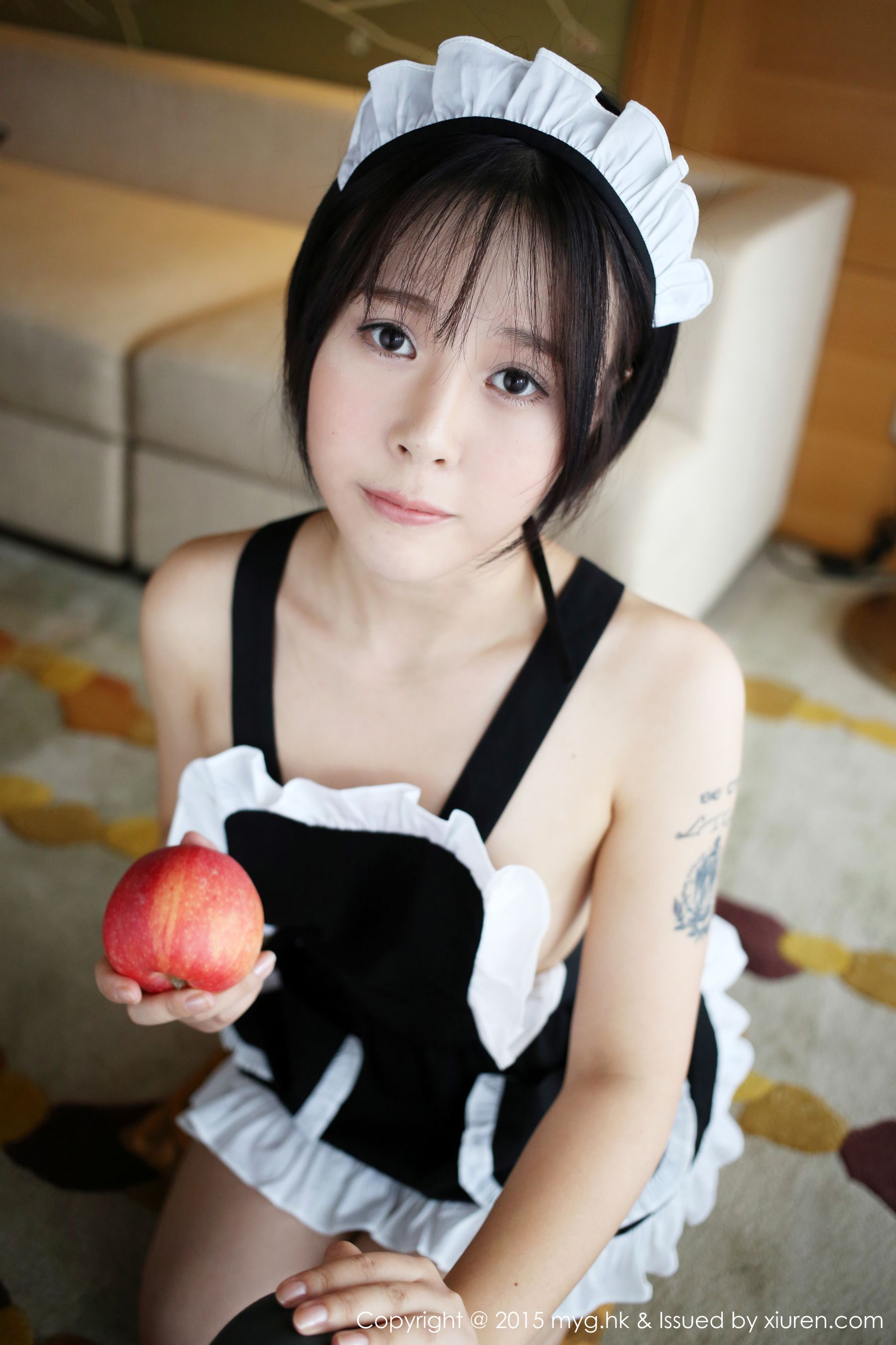 Evelyn Alley Sexy Maid Costume Miyuan Pavilion Mygirl VOL.157