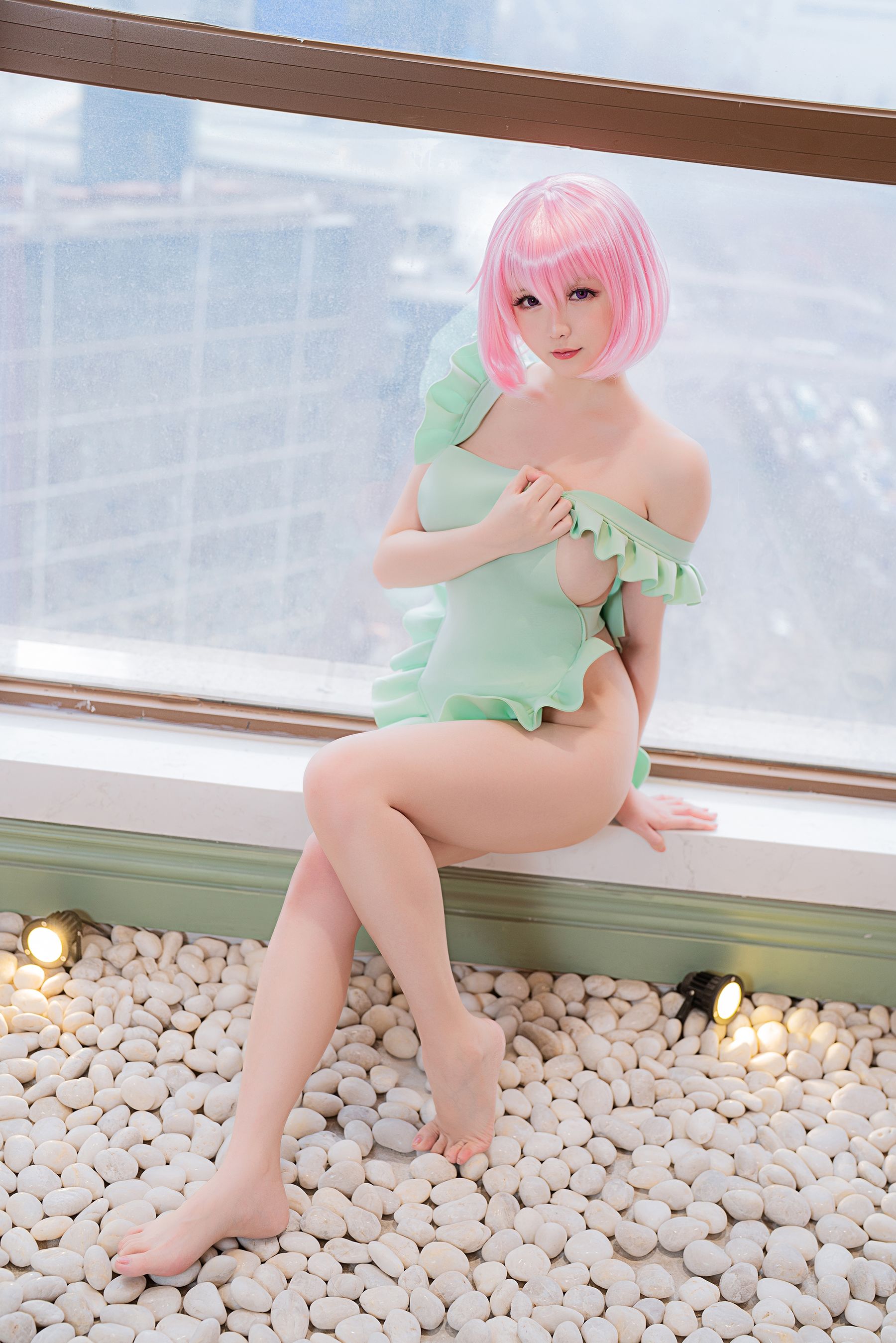 Welfare COS Miss Coser Sister Star Zhi Zhi Zhi -Valentine's Day Dream set group