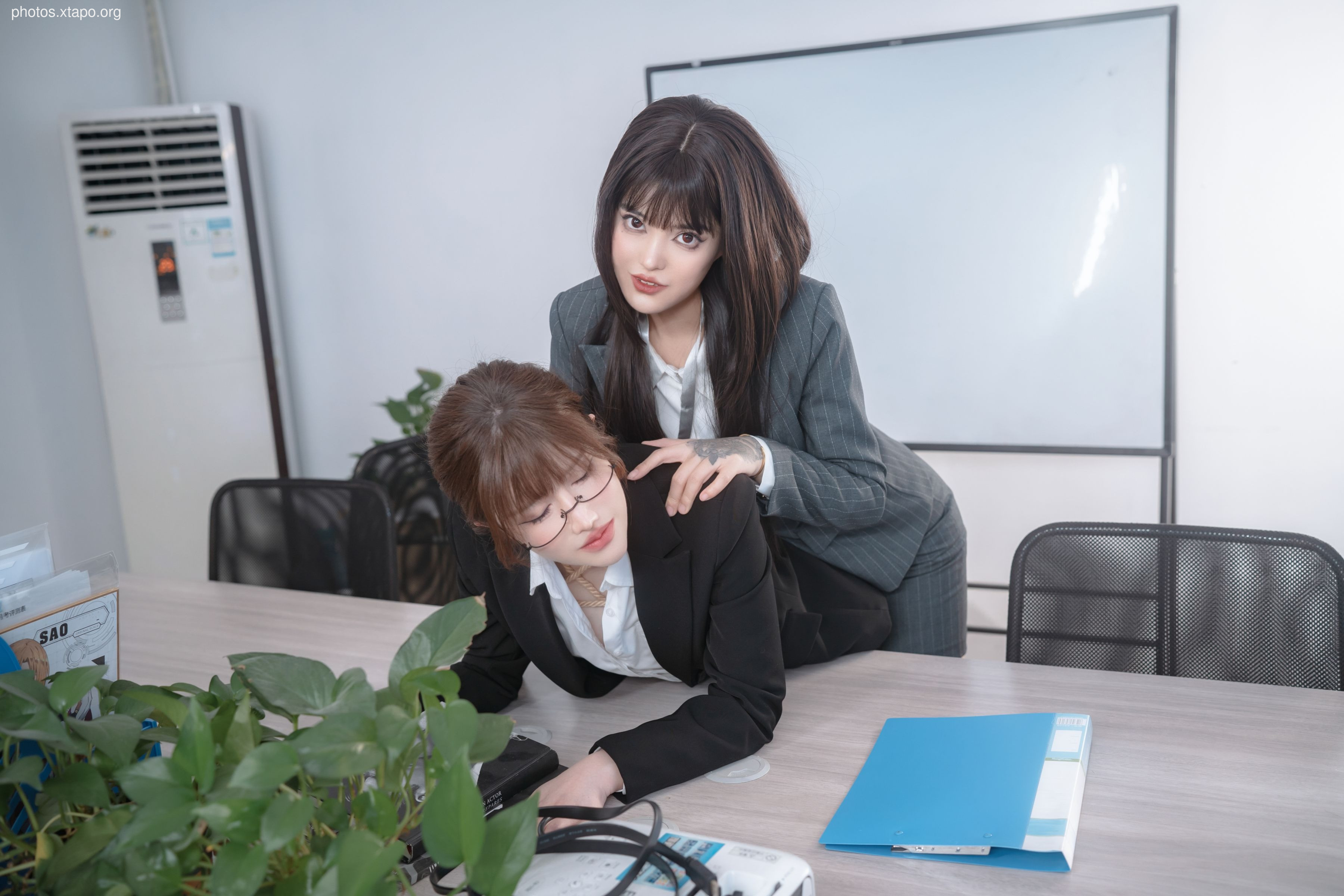 The eight -year -old baby boss and female subordinate ~