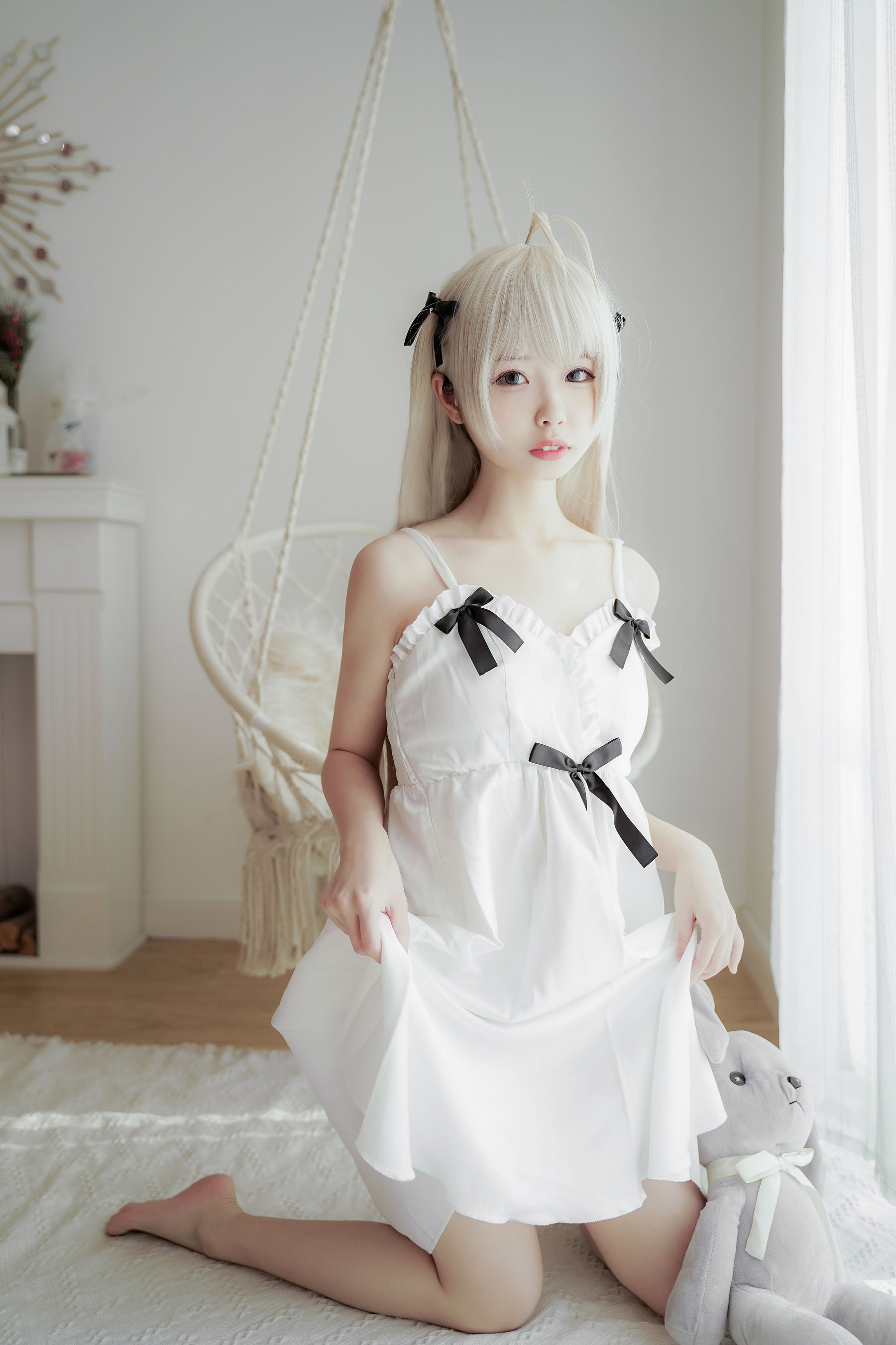 Meow Sugar Scales VOL.228 Dome white skirt