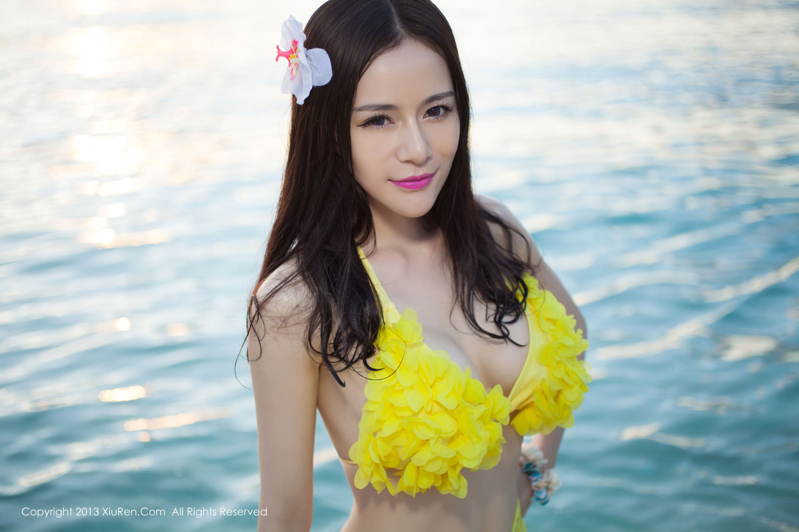nancy small -seaside beautiful Bikini series Xiuren No.069