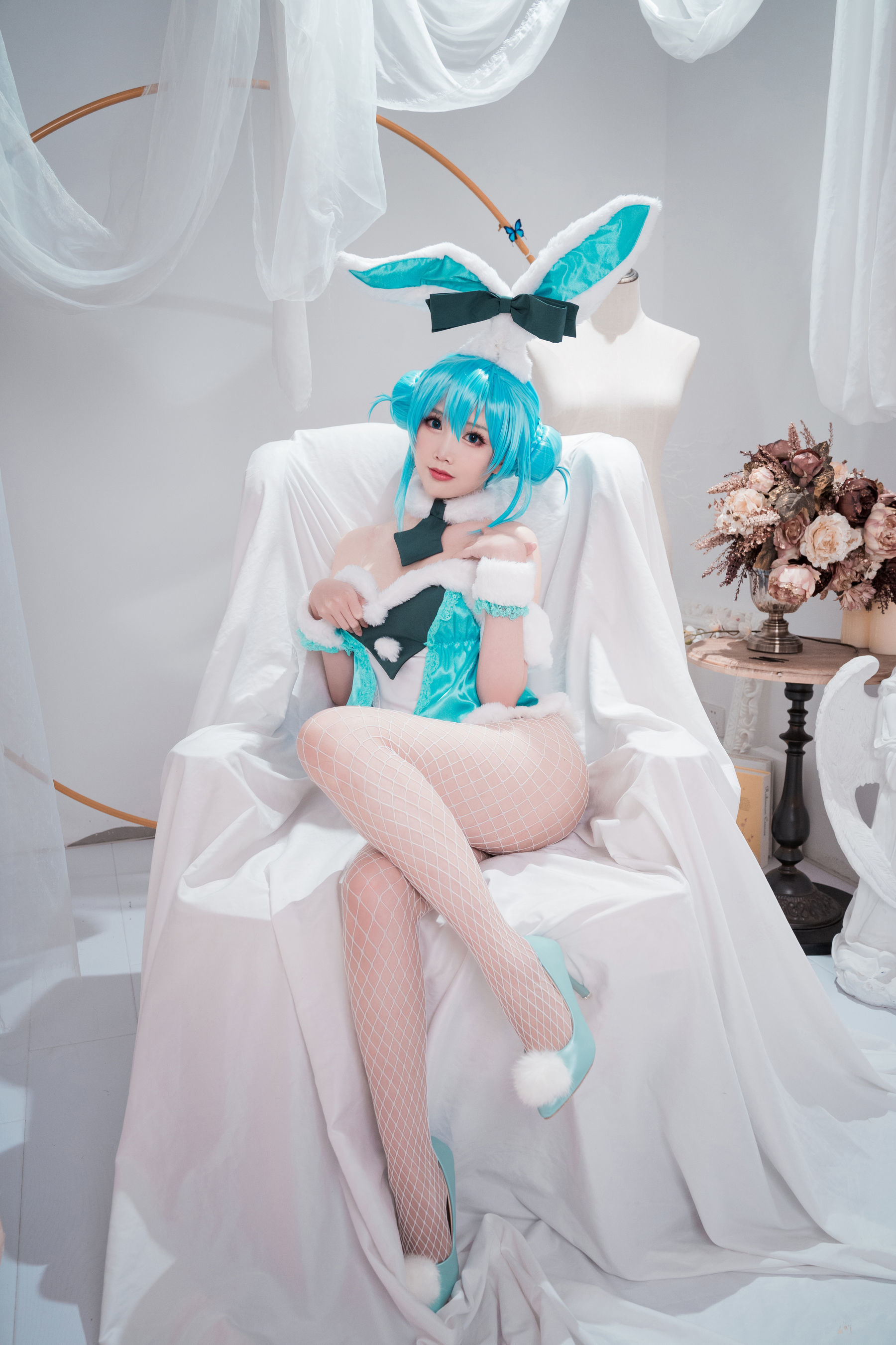 Net Red Coser Cute Popular Coser Noodle Cake Fairy -Hatsune Miku Girl
