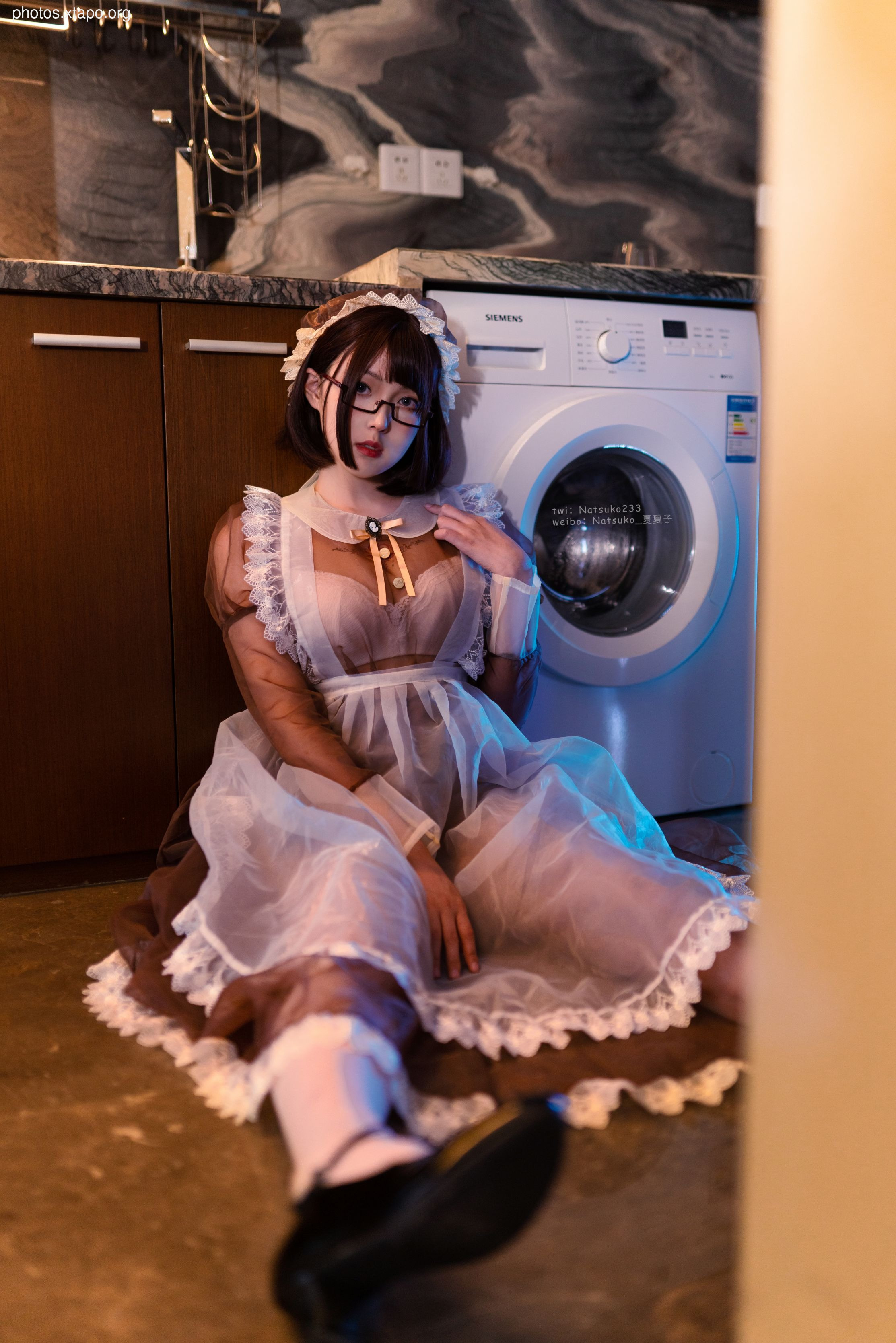 Natsuko Transparent Maid 76P-844MB