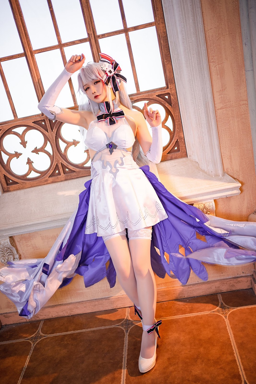 Cosplay Star Chichi Hoshilily Secret Garden Organ Wedding Dress