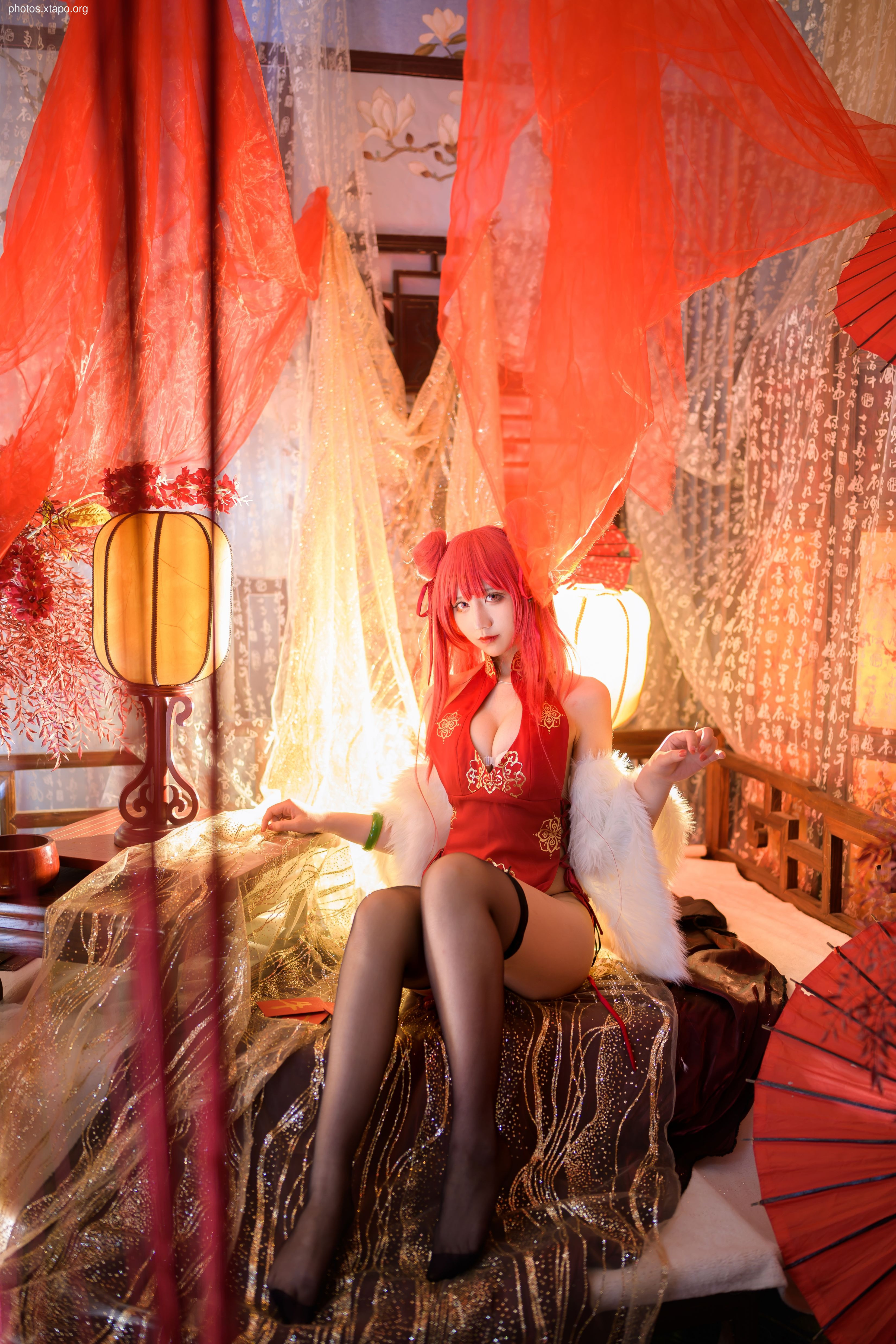 Jiuqu Jean -No.67 Blue Line Galiso New Year cheongsam 24p -557MB