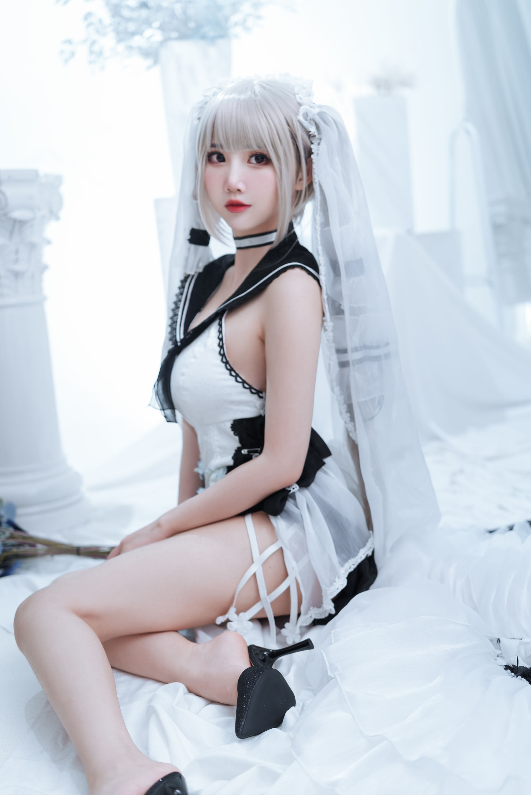 [Cosplay] Coser Dough Cake Fairy Terrible Wedding Dress