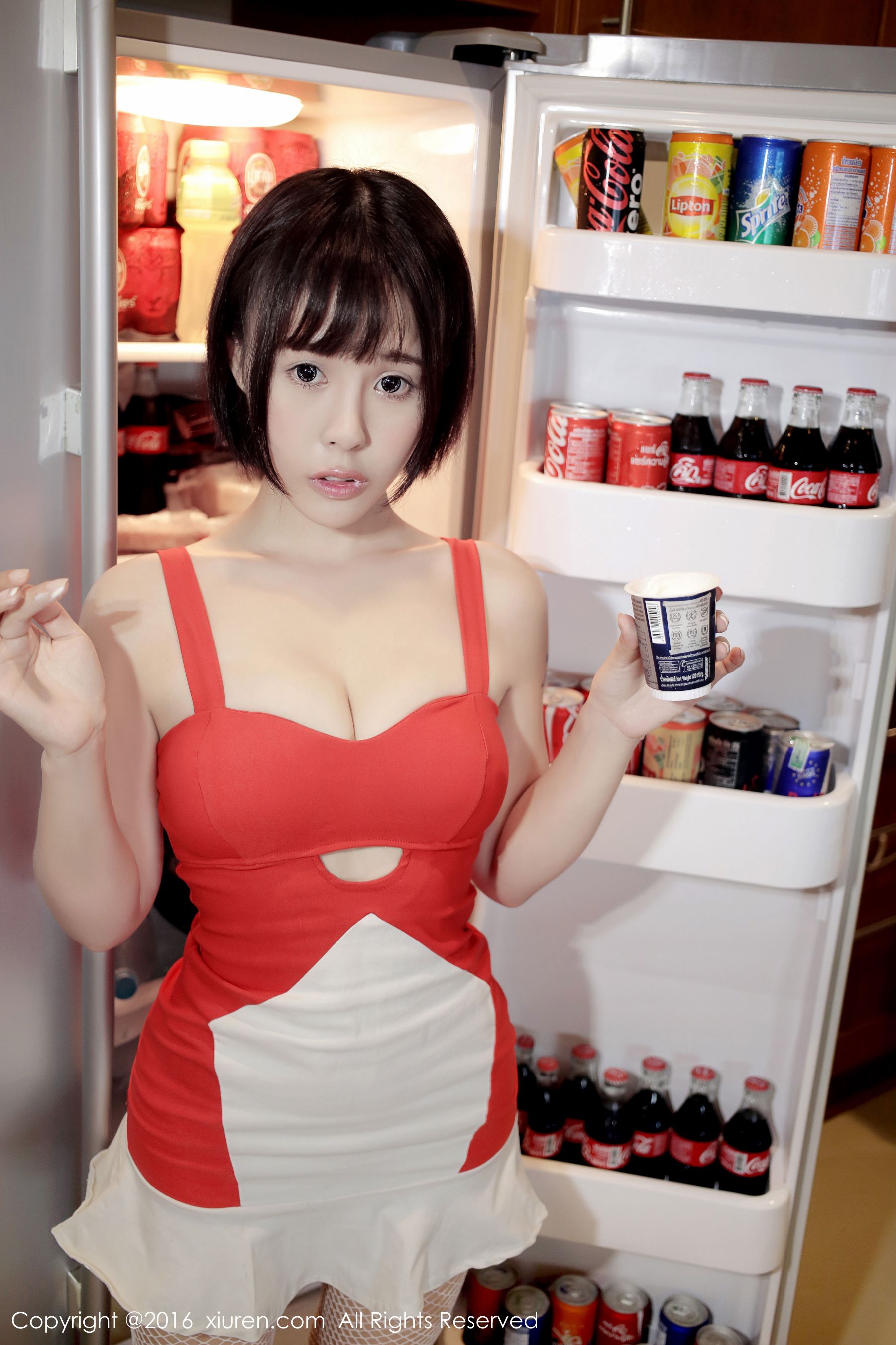 Evelyn Elli Little Red Skirt Xiuren Xiiren No.665