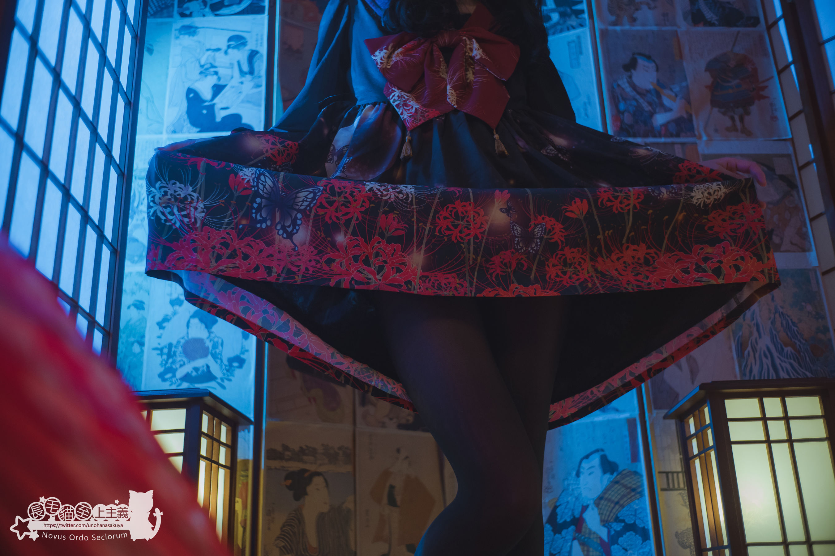 Welfare COS Waiser Kagiki Rin Rin Rin Josei -On the night when cluster amaryllis blooms