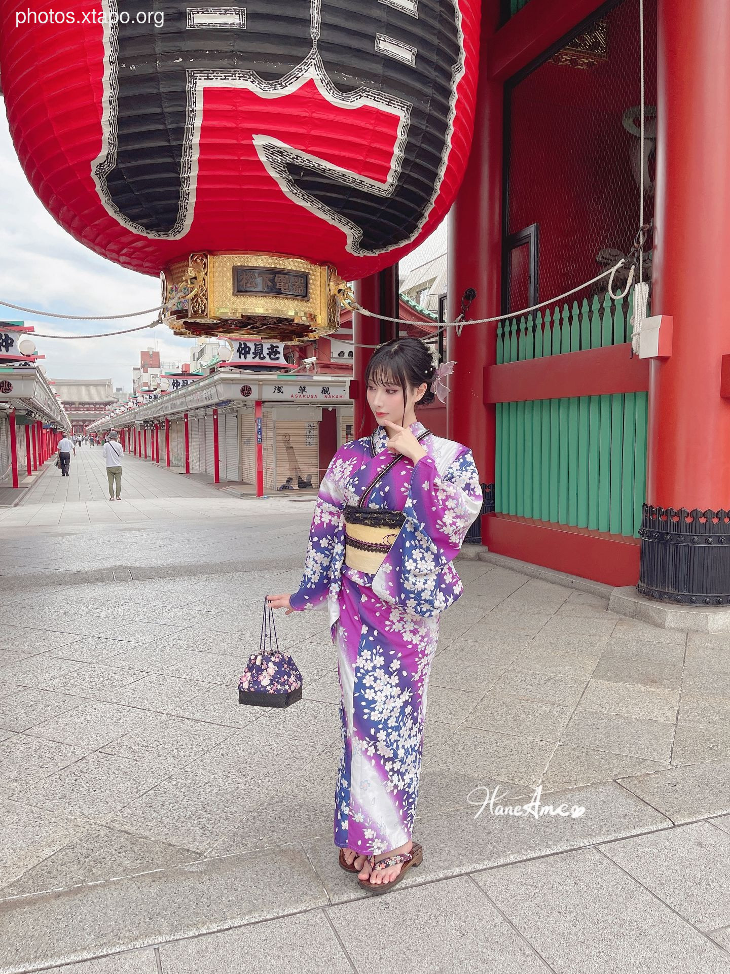 Violet summer yukata