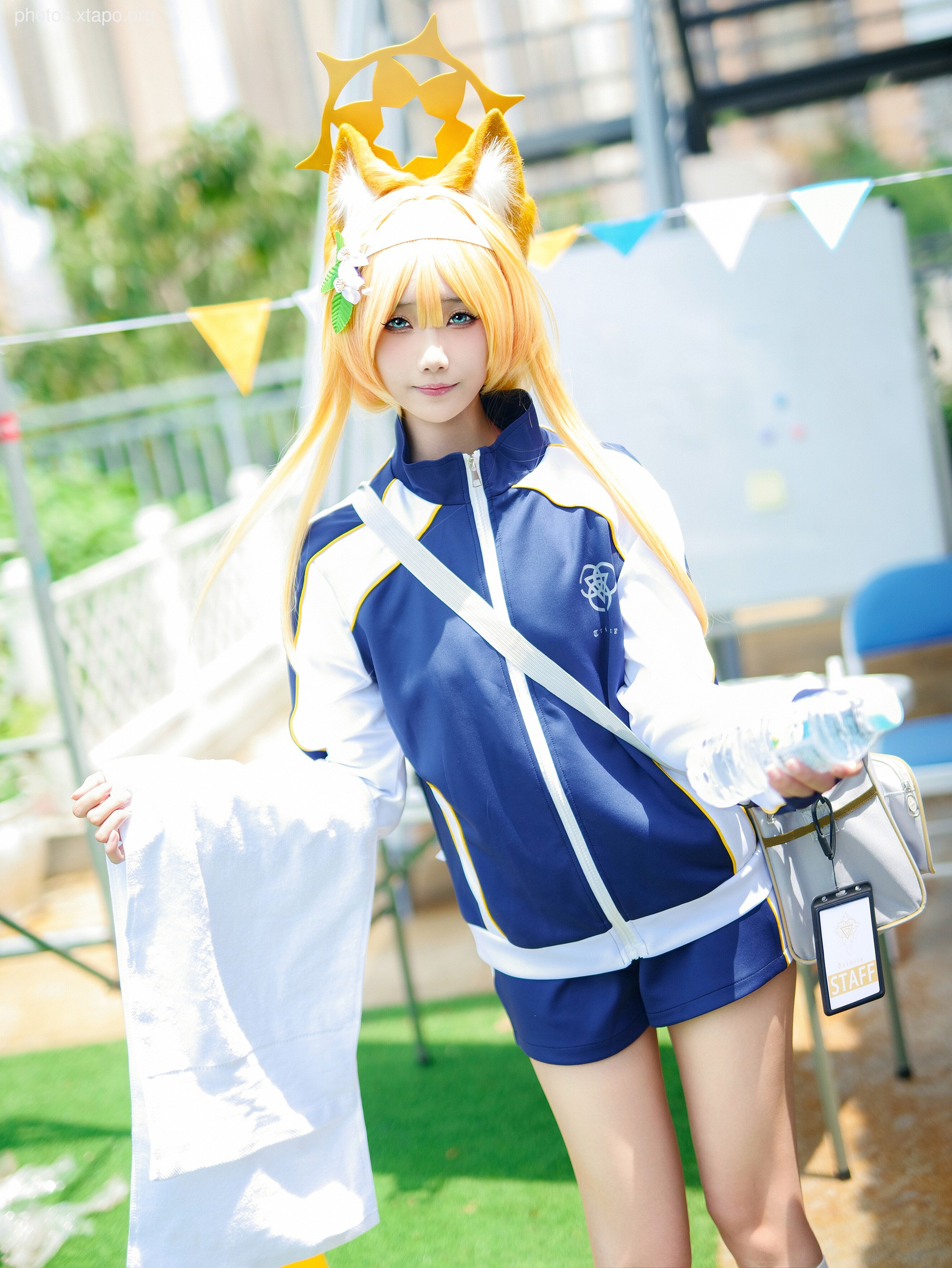 Mother Blue Archive -Iluo マ リ ー (Gymnastics) Cosplay Vol.02