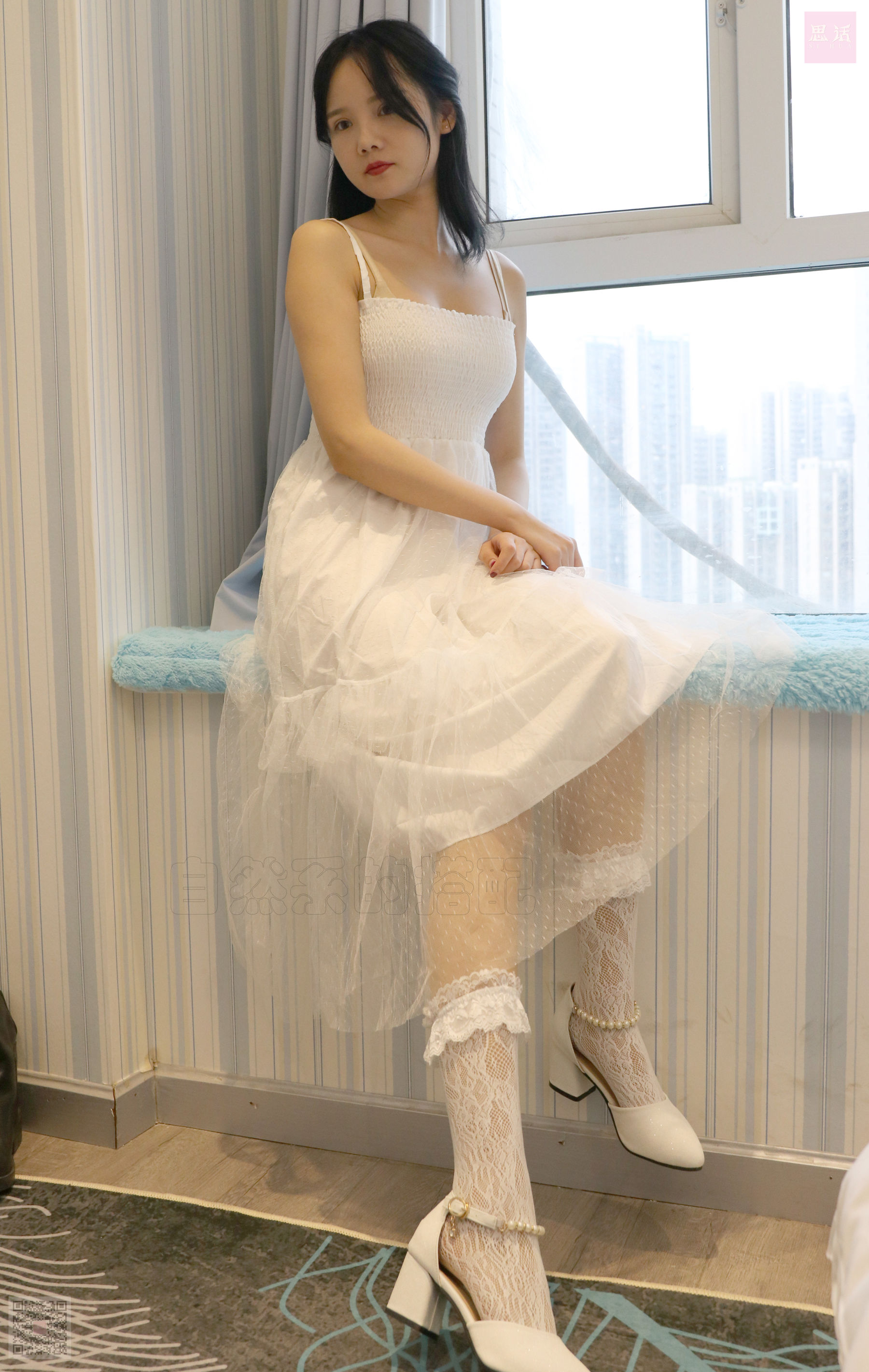 Sihua SH057 cousin white skirt is shameful and beautiful girl