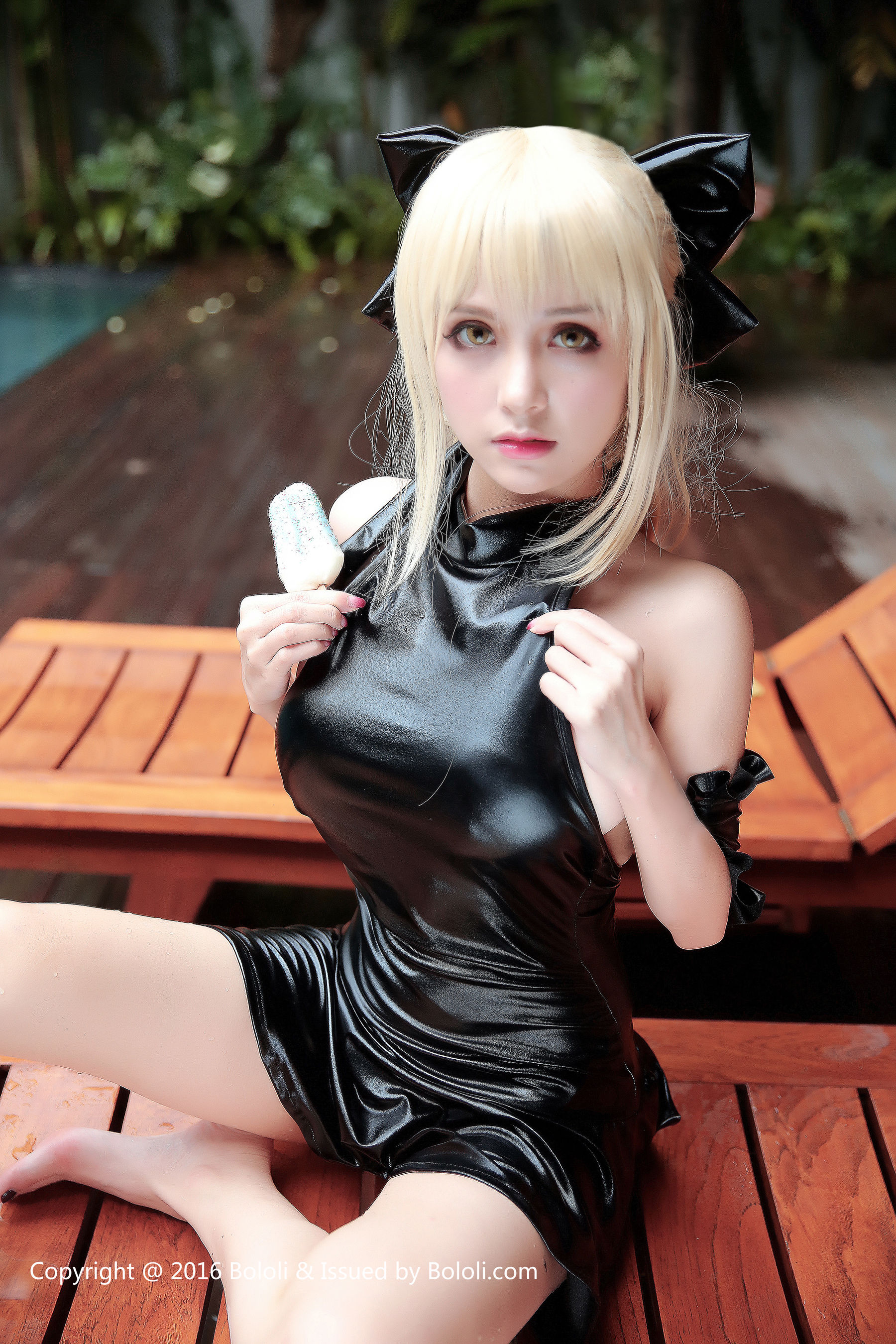 Xia Mei sauce Saber SABER WaterStriped Bikini Bololi Polo Society Bol.031