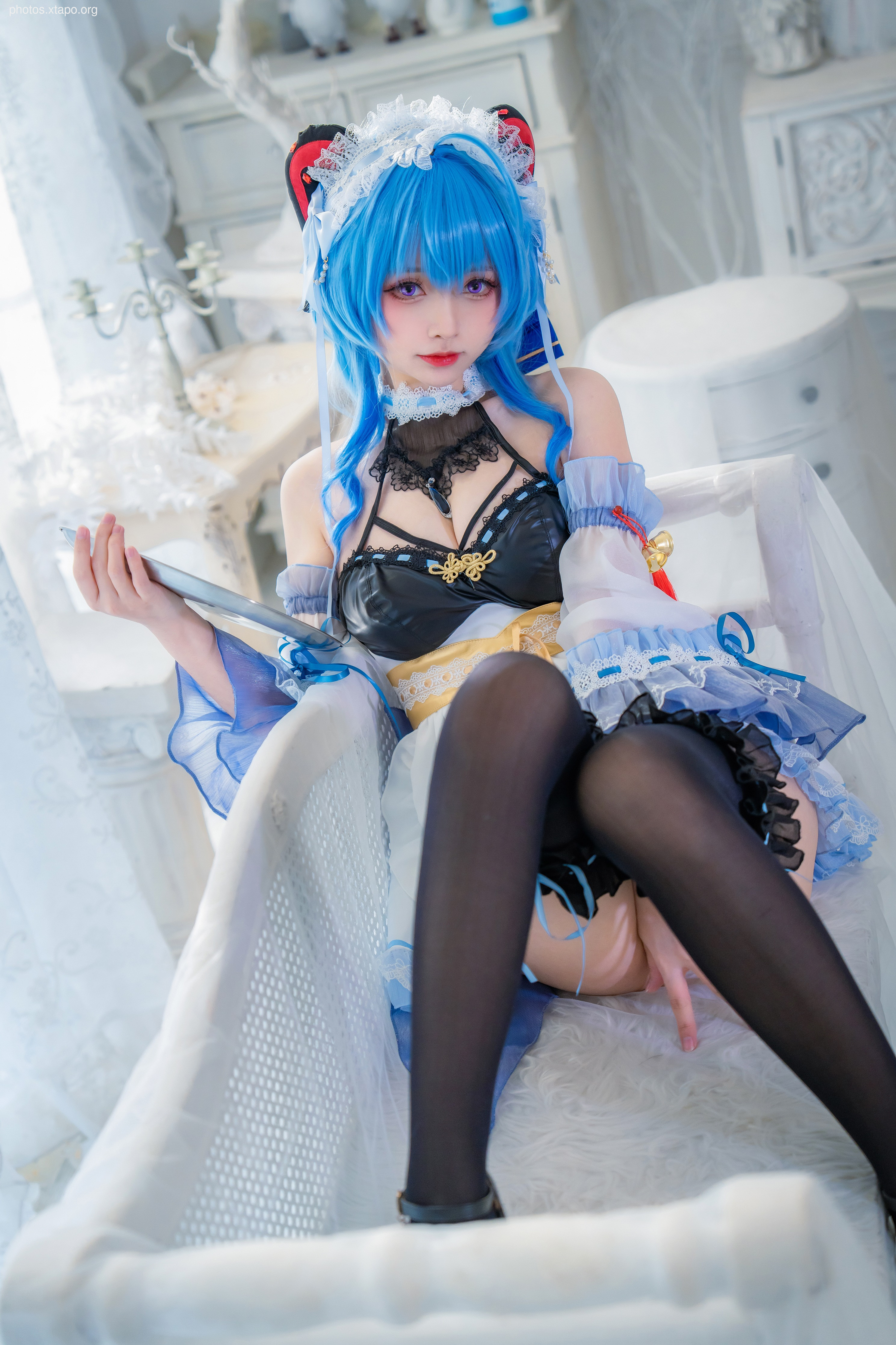 Large roll small roll Ganyu maid 20P-160MB