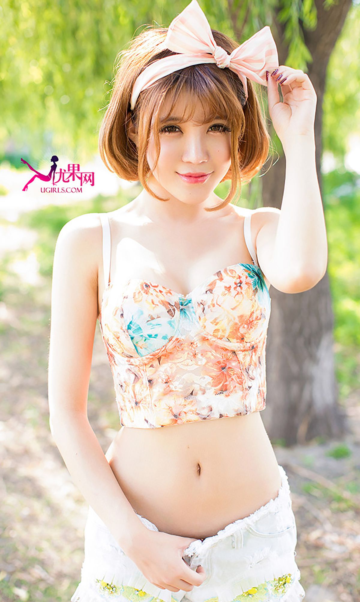 Ling Zixin ALIN The Sunshine Smile Face on the Edge Aisu Ugirls No.054