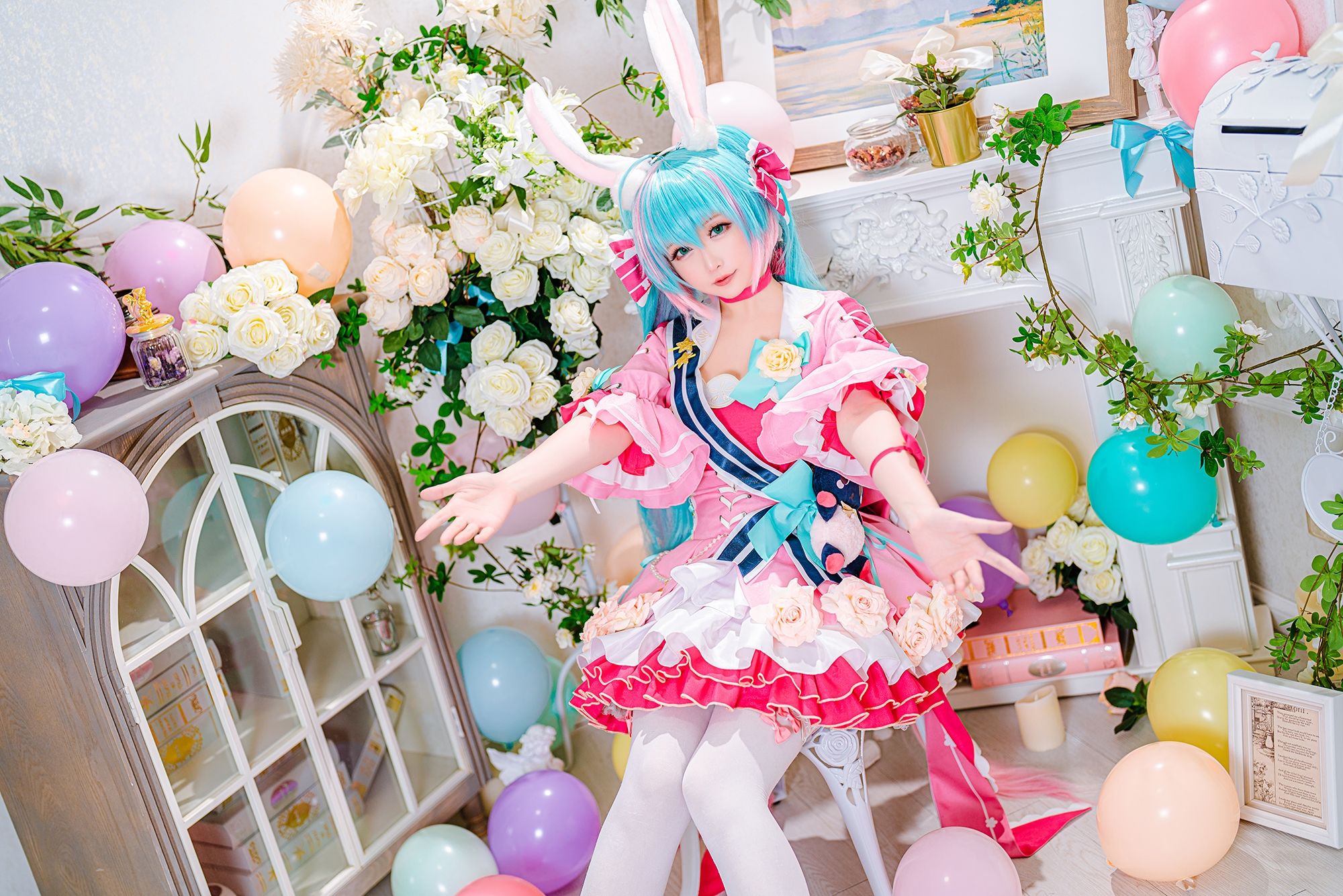 Welfare COS Miss Coser Sister Star Zhi Zhi Zhi -Valentine's Day Dream set group