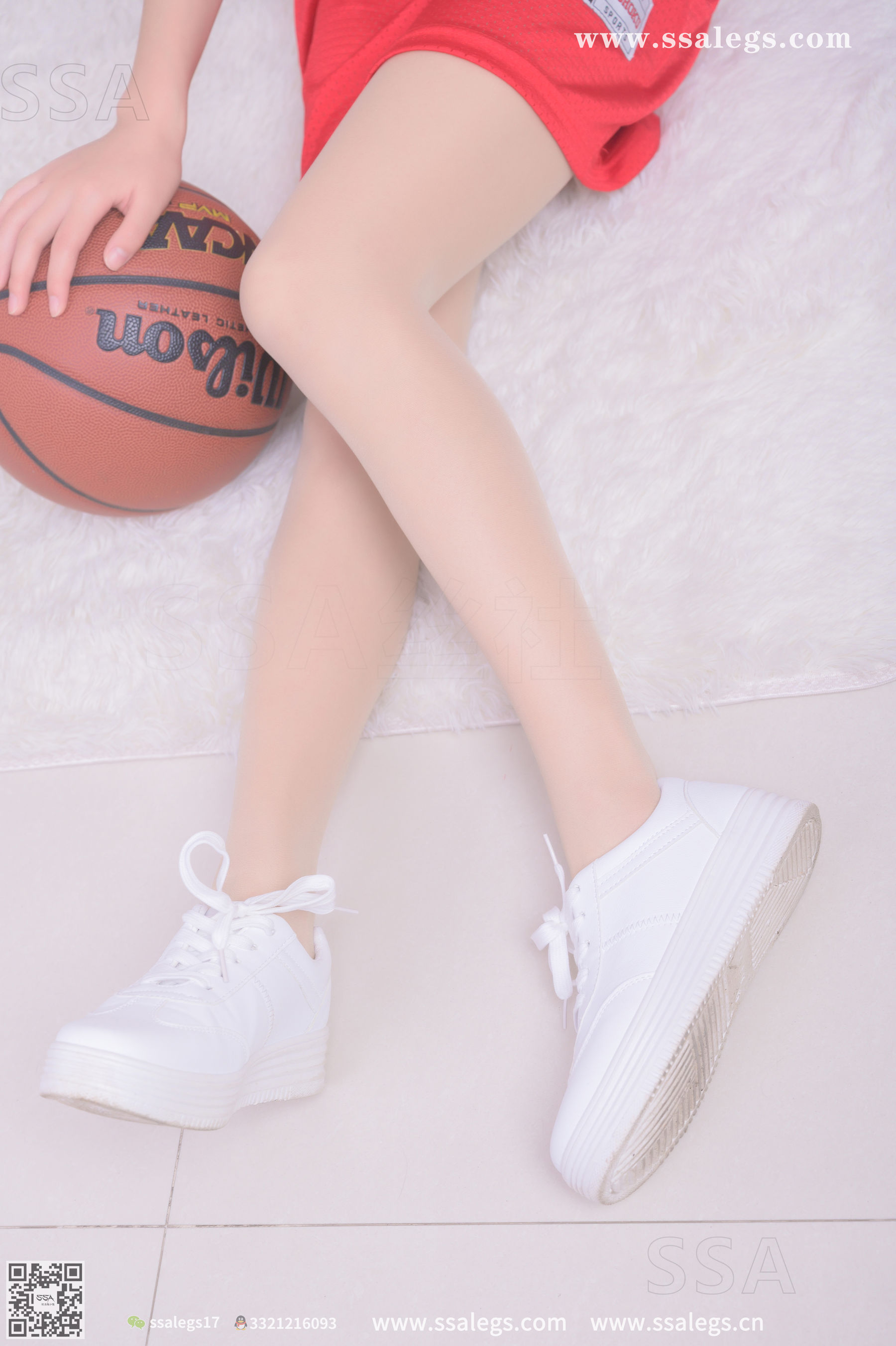 SSA Silk Club Super Clear photo NO.324 Ms. Susu Sister Su Su with a holiday at home to play basketball (top)