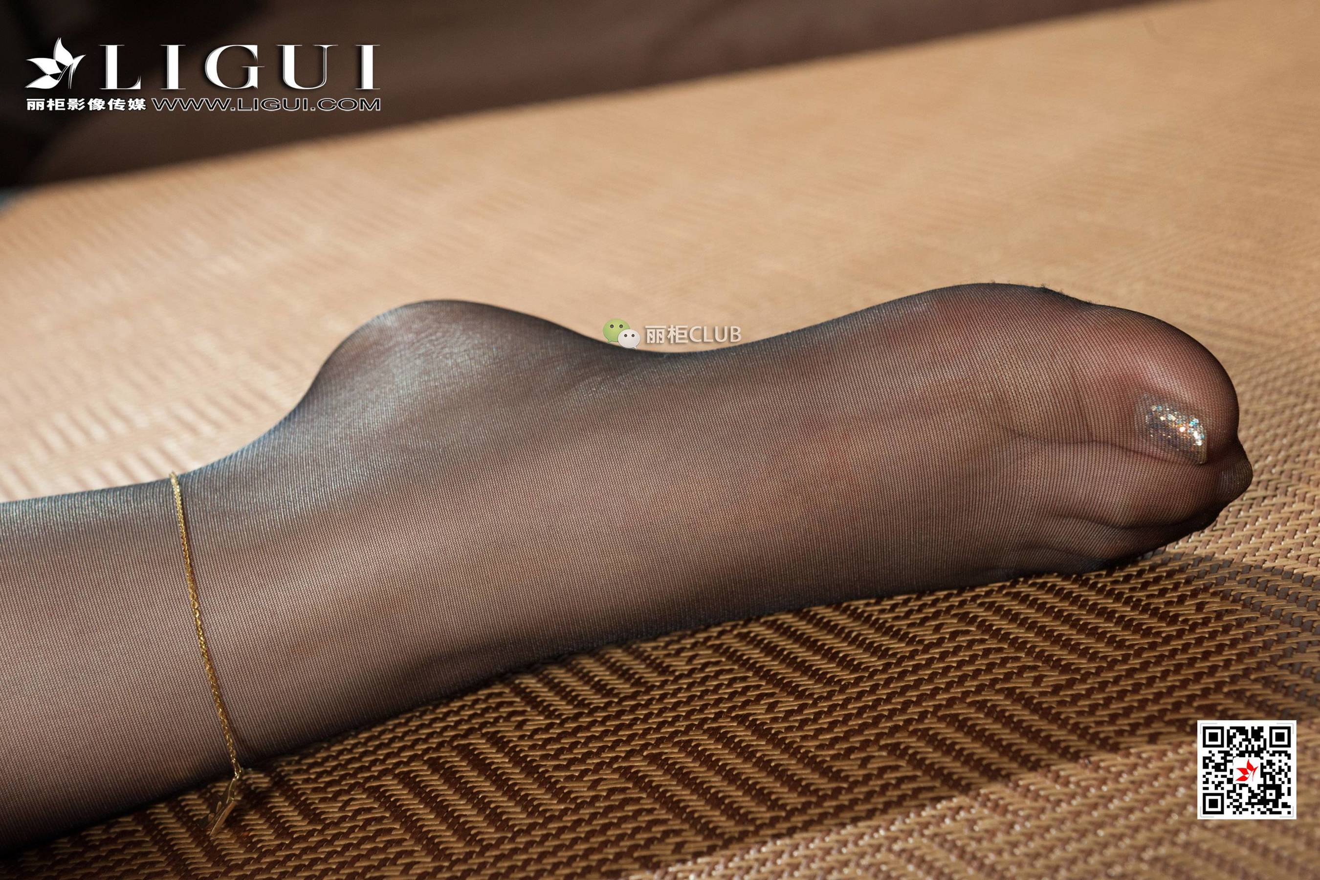 Leg mold Black Silk Rope Art Li Cabinel Ligui Tightly binding phantom