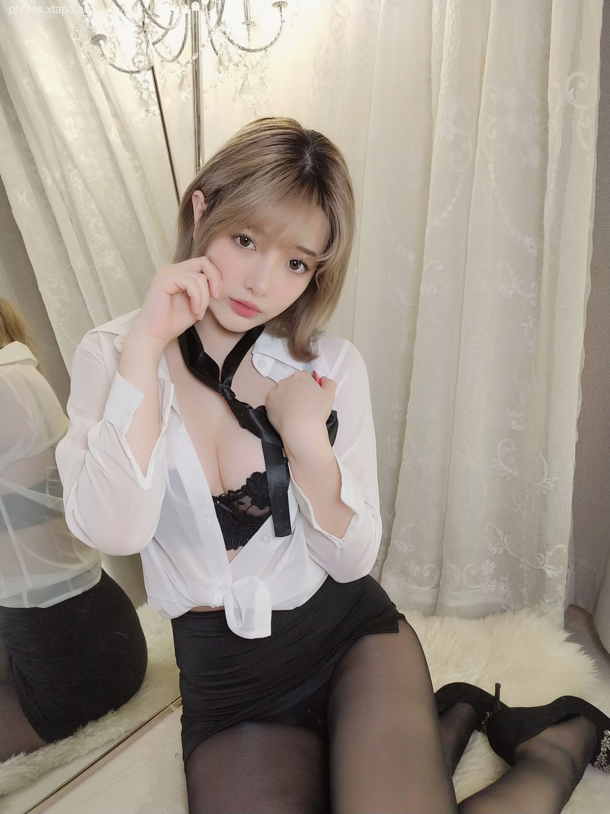 Wenmei does not make sense -520 special luxury version of white shirt (30p2v187MB)