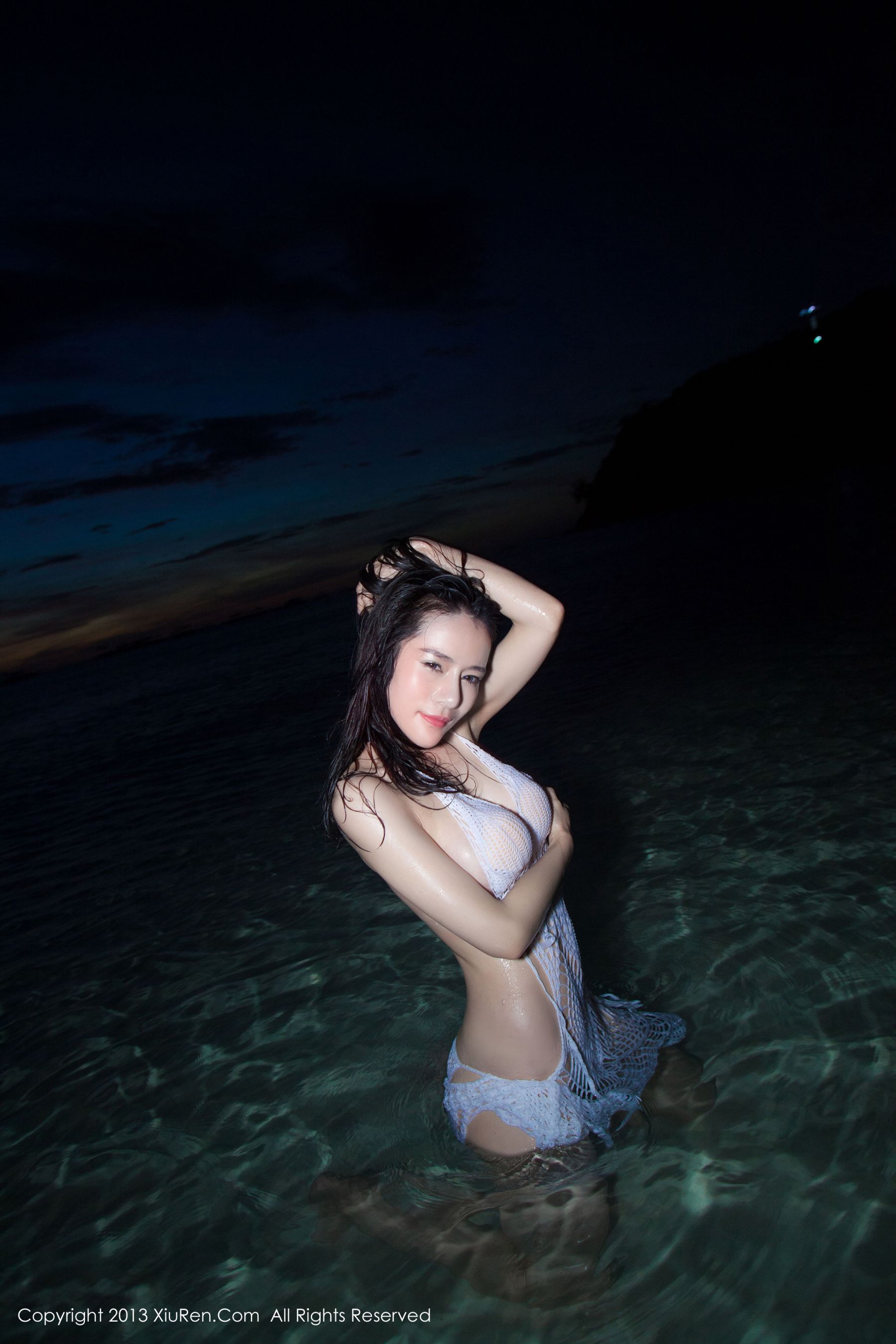 nancy small -seaside beautiful Bikini series Xiuren No.069