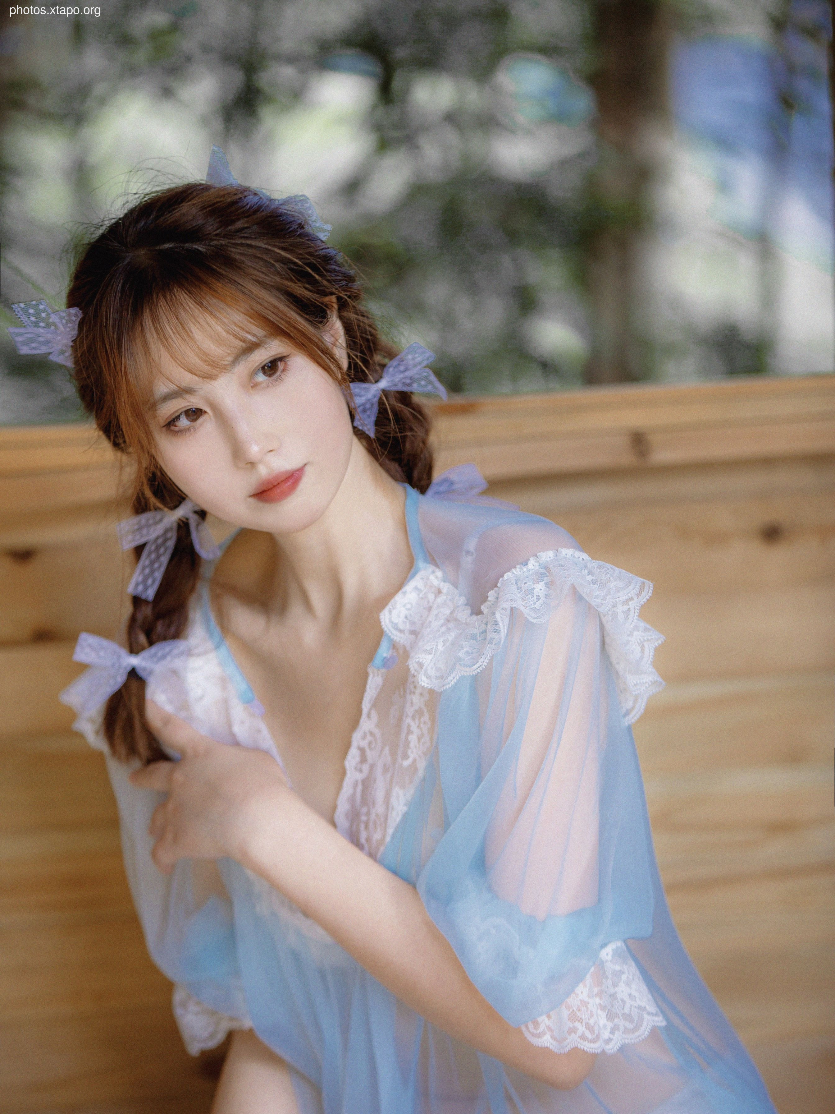 NO.022 Blue gauze 40p-596MB