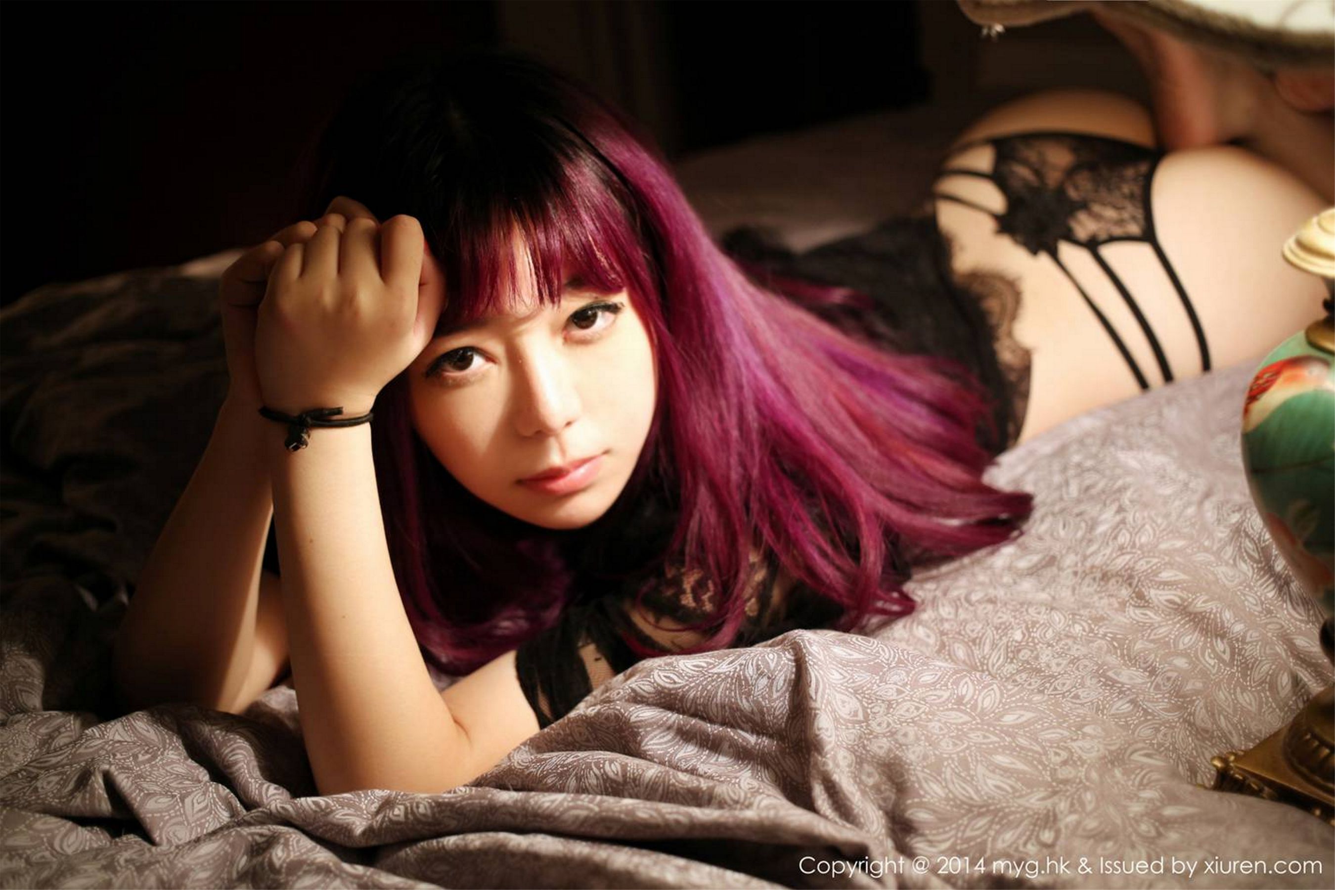 Liu Feier Faye Xiamen Travel burst milk breastsfresh lace Miyuan Pavilion Mygirl Vol.078