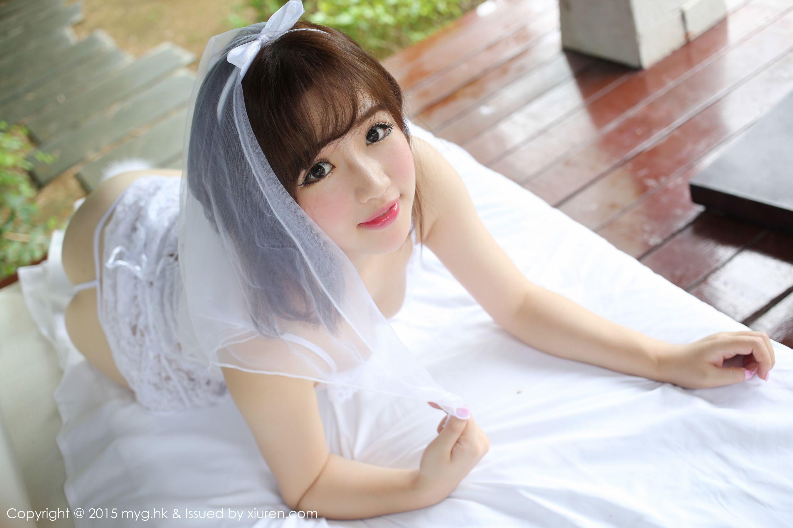 Xu Cake White Wedding Series Miyuan Pavilion Mygirl VOL.165