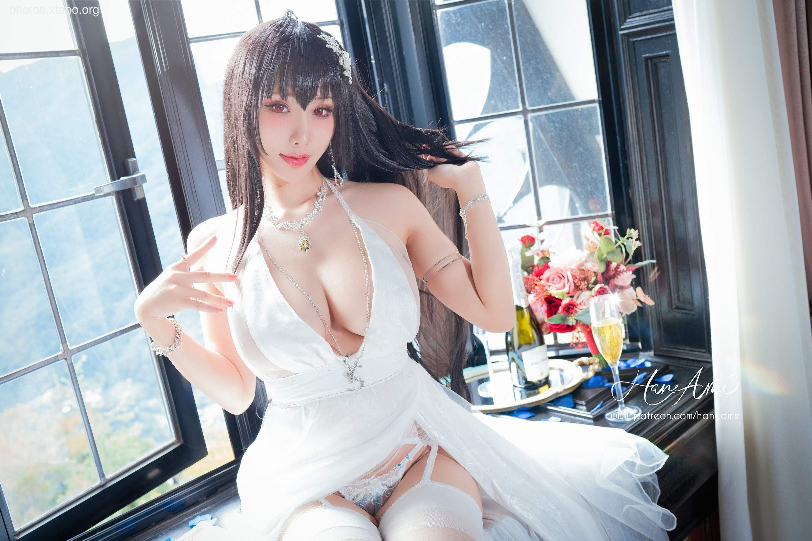 Rain wave_Hheneame -No.130 big phoenix flower stand (taiHou Wedding) 40p -88MB