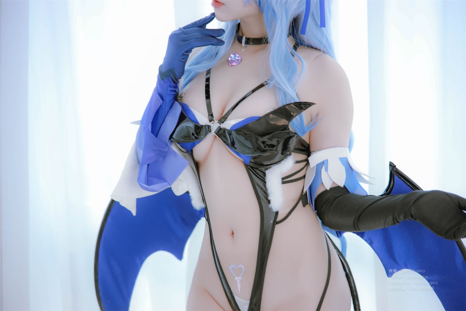 Cosplay Nyako Miaozi Genshin Ganyu Succubus