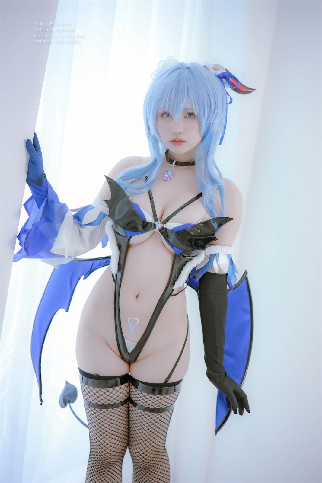 Cosplay Nyako Miaozi Genshin Ganyu Succubus