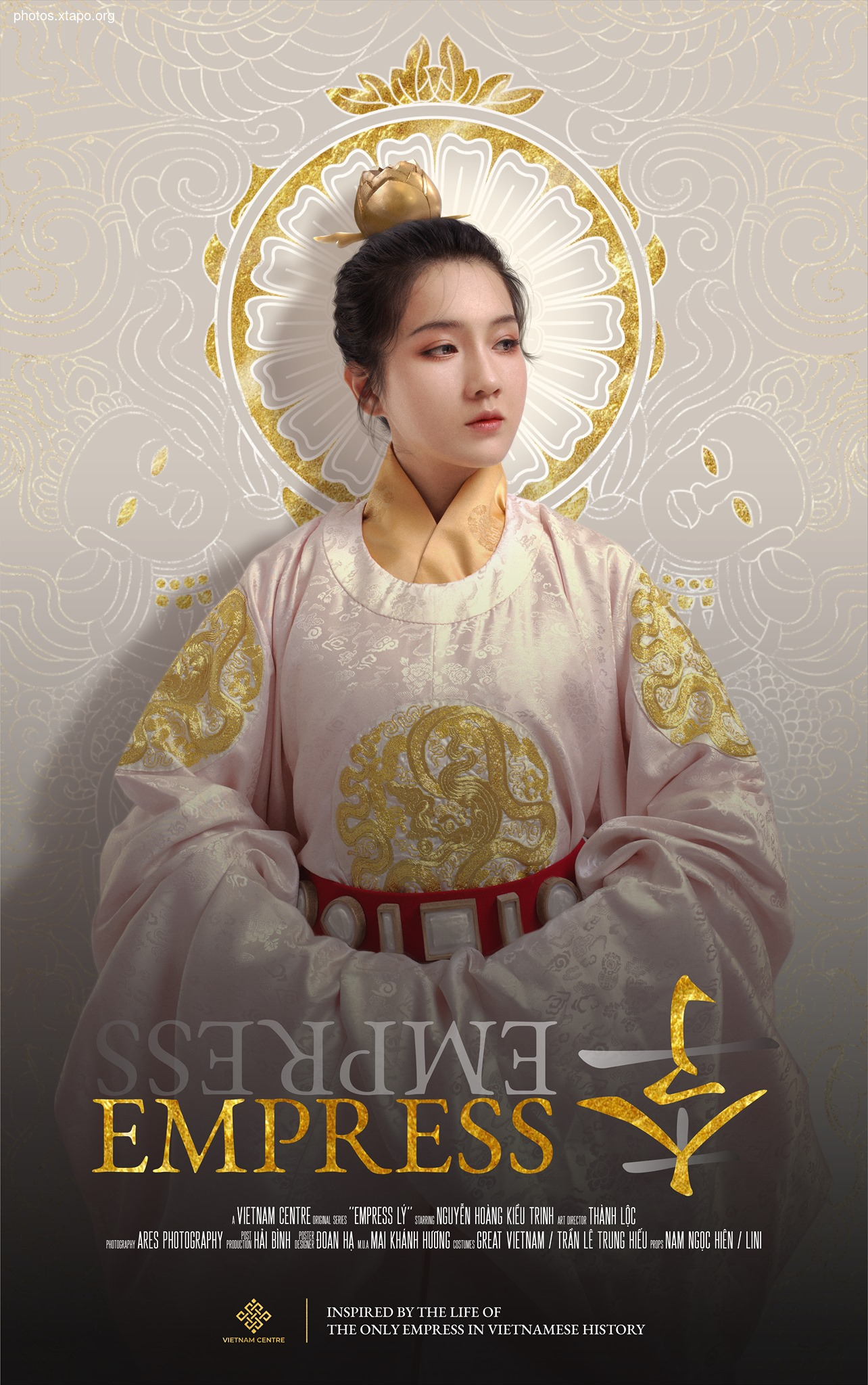 Poster for the film Empress, inspired by the life of the only Empress in Vietnamese history.