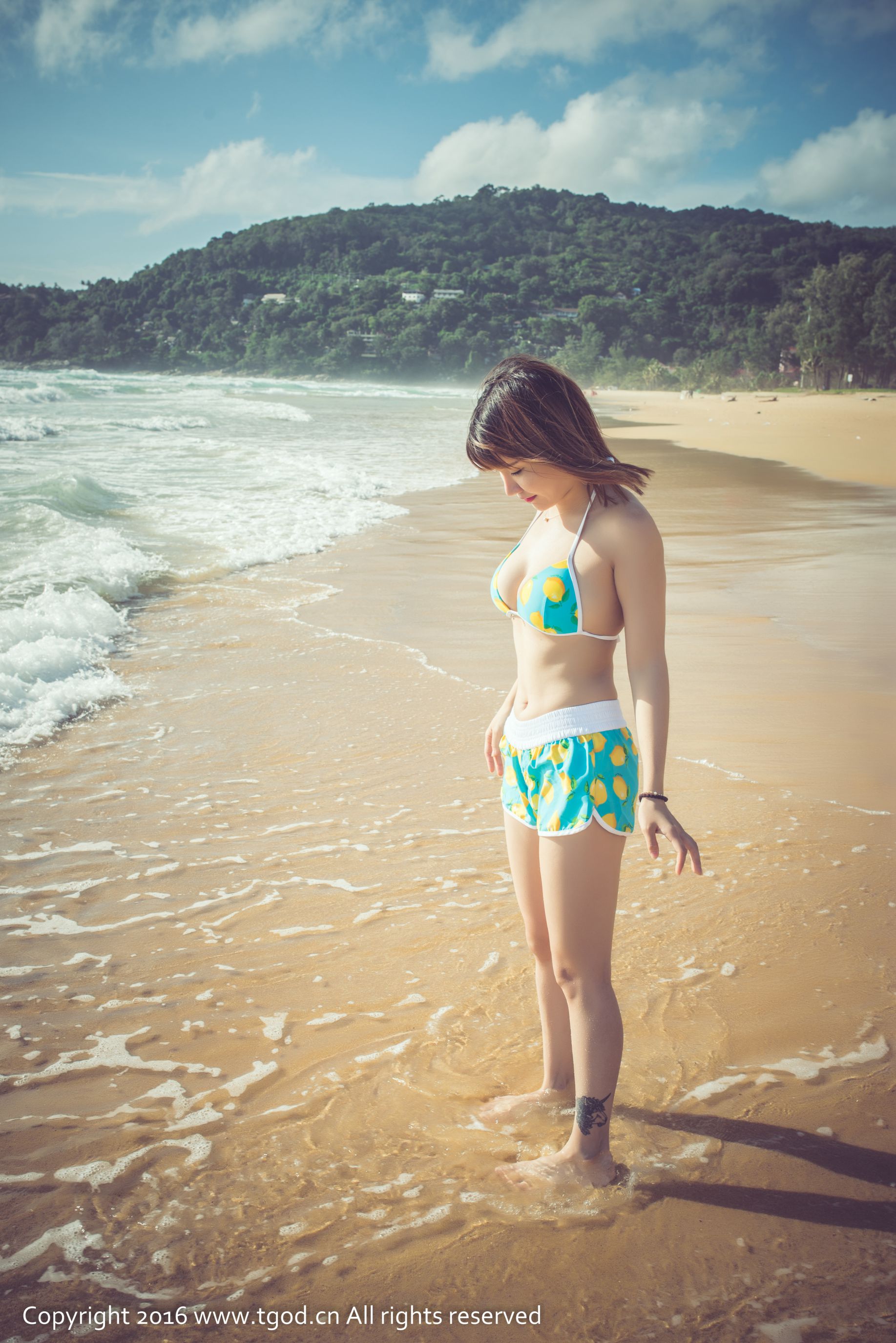 K8 Ao Jiao Mengmeng Phuket Tour Children's Passionate Little Adaptation Push Goddess TGOD