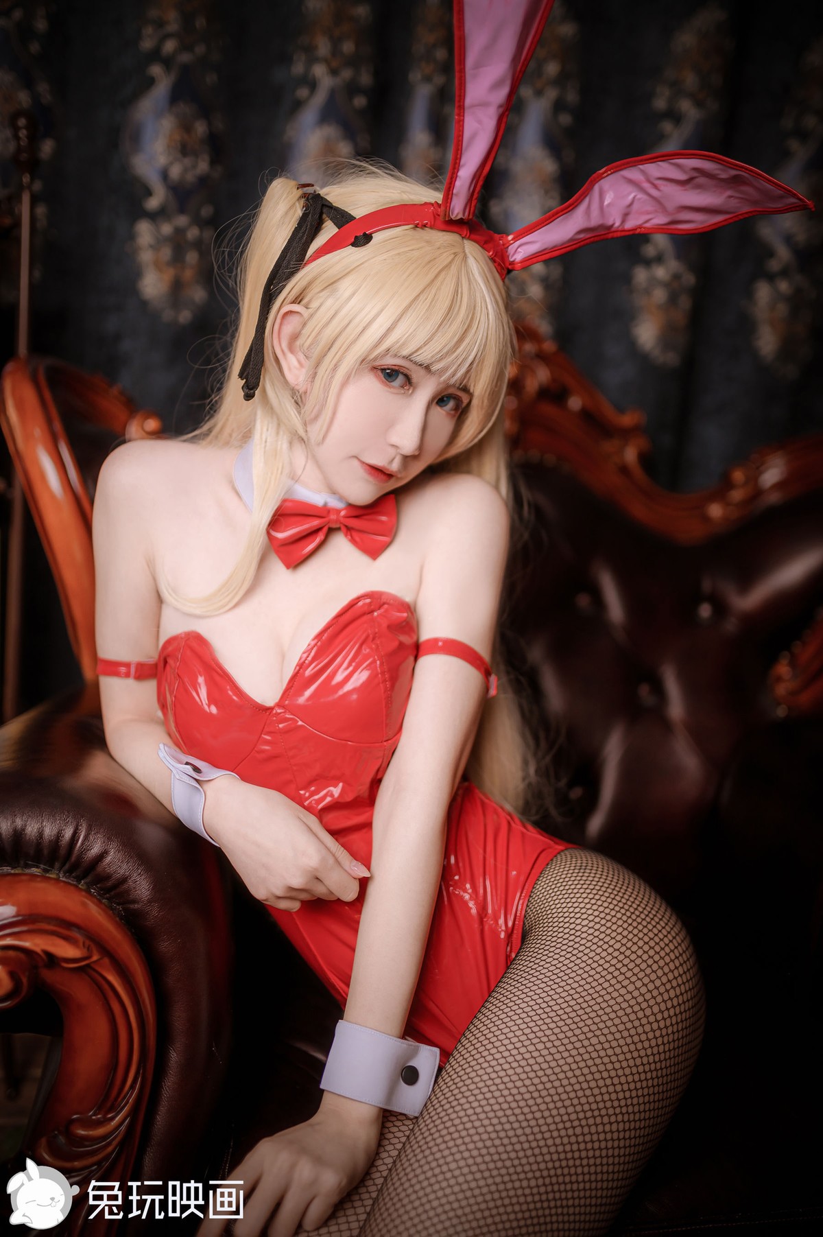 Rabbit Play Movie Cosplay Bunny Girl Red and Black