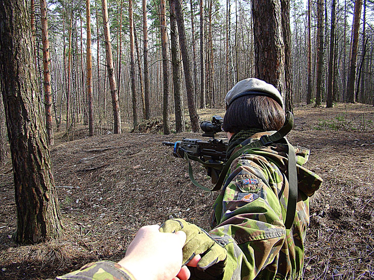 The girl paved the way