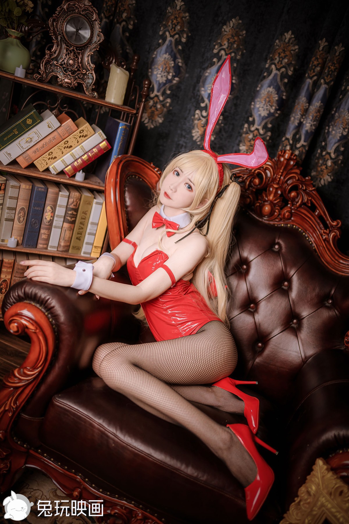 Rabbit Play Movie Cosplay Bunny Girl Red and Black