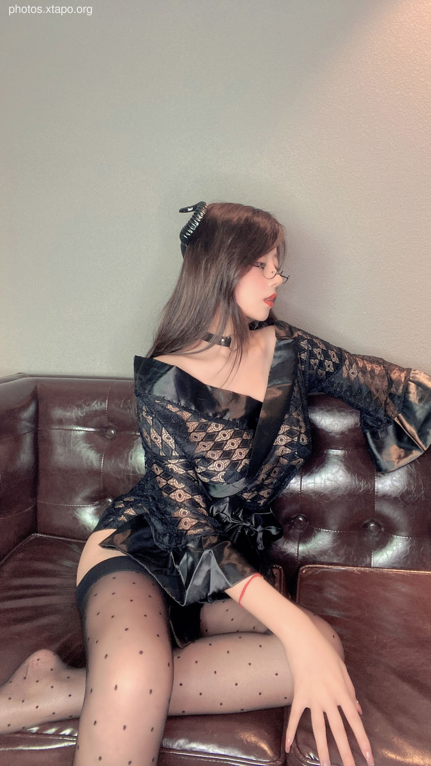 NICE black silk thongs (65P1V733MB)