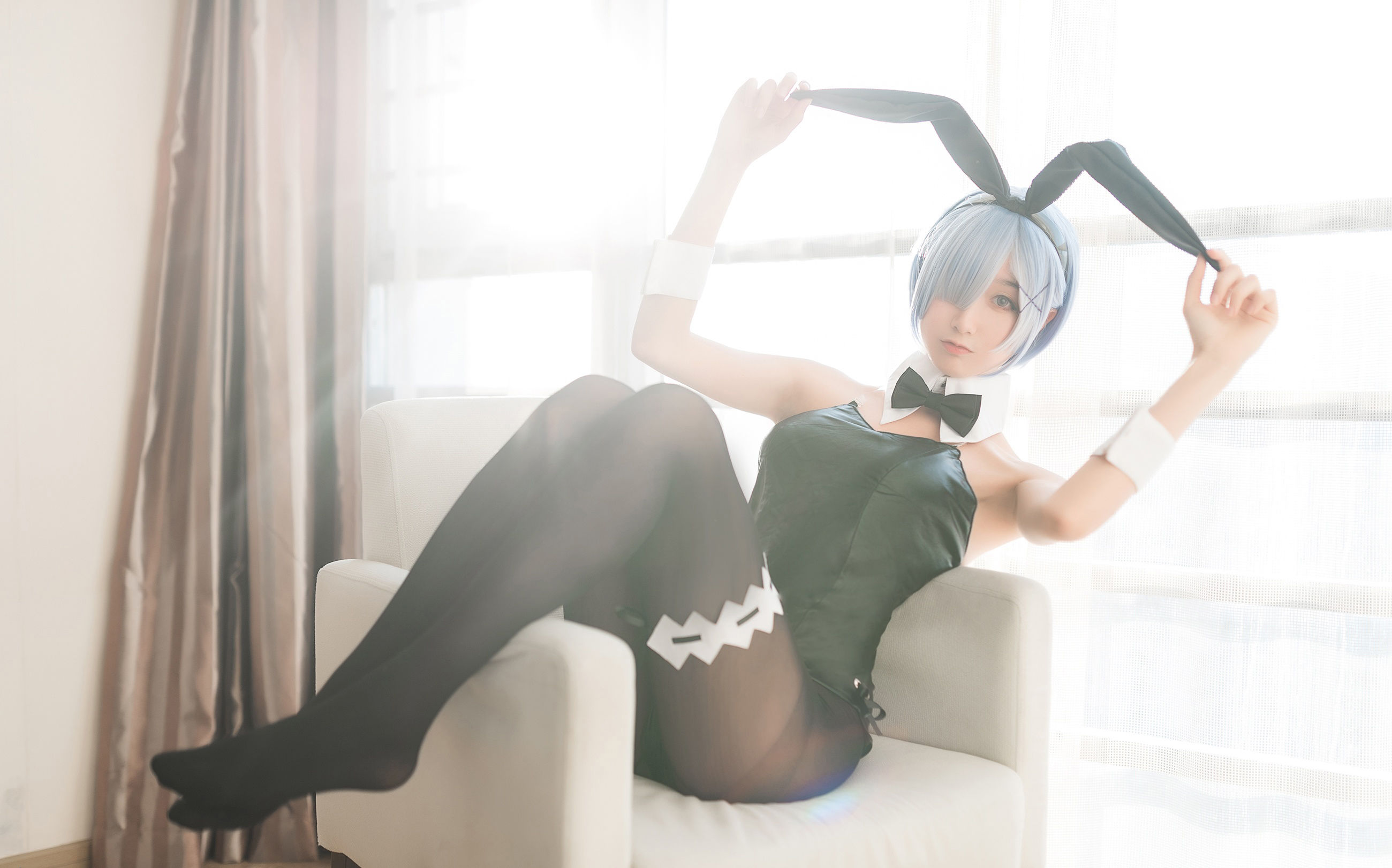 COS Welfare Miss Meng Shi Mu Mianmian Owo -Rim Bunny Girl