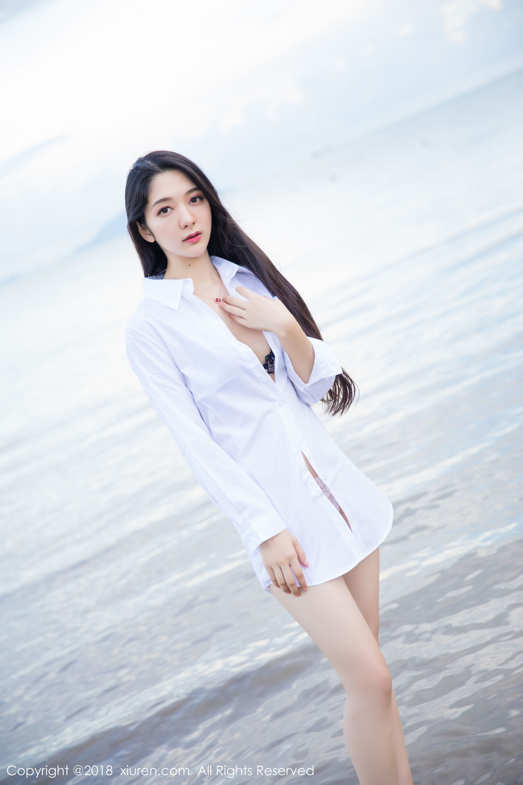 Xiaoda White Shirt and Lace Loves Series Xiuren No.962