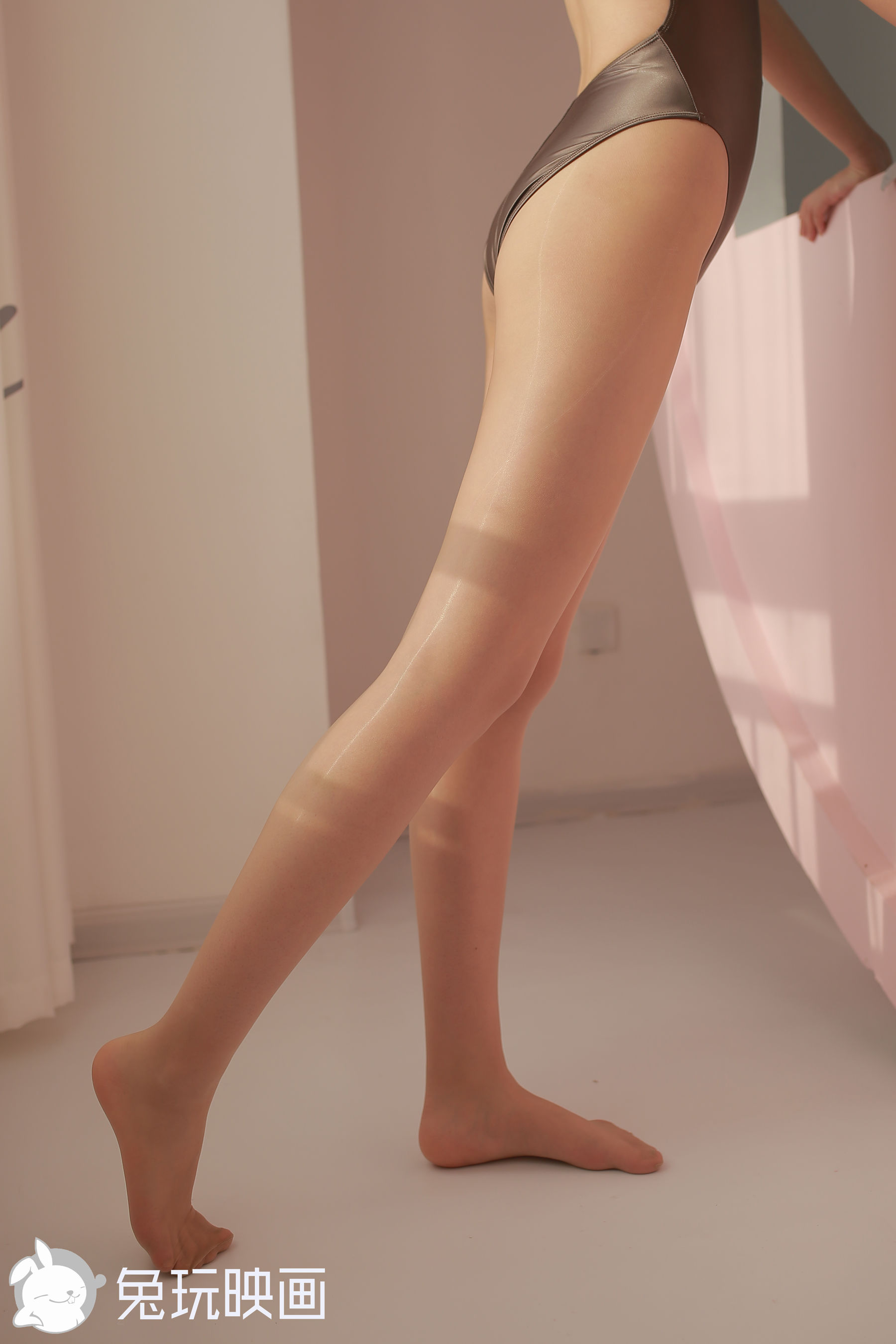 Bunny Playing Penalty -The long legs in the sun