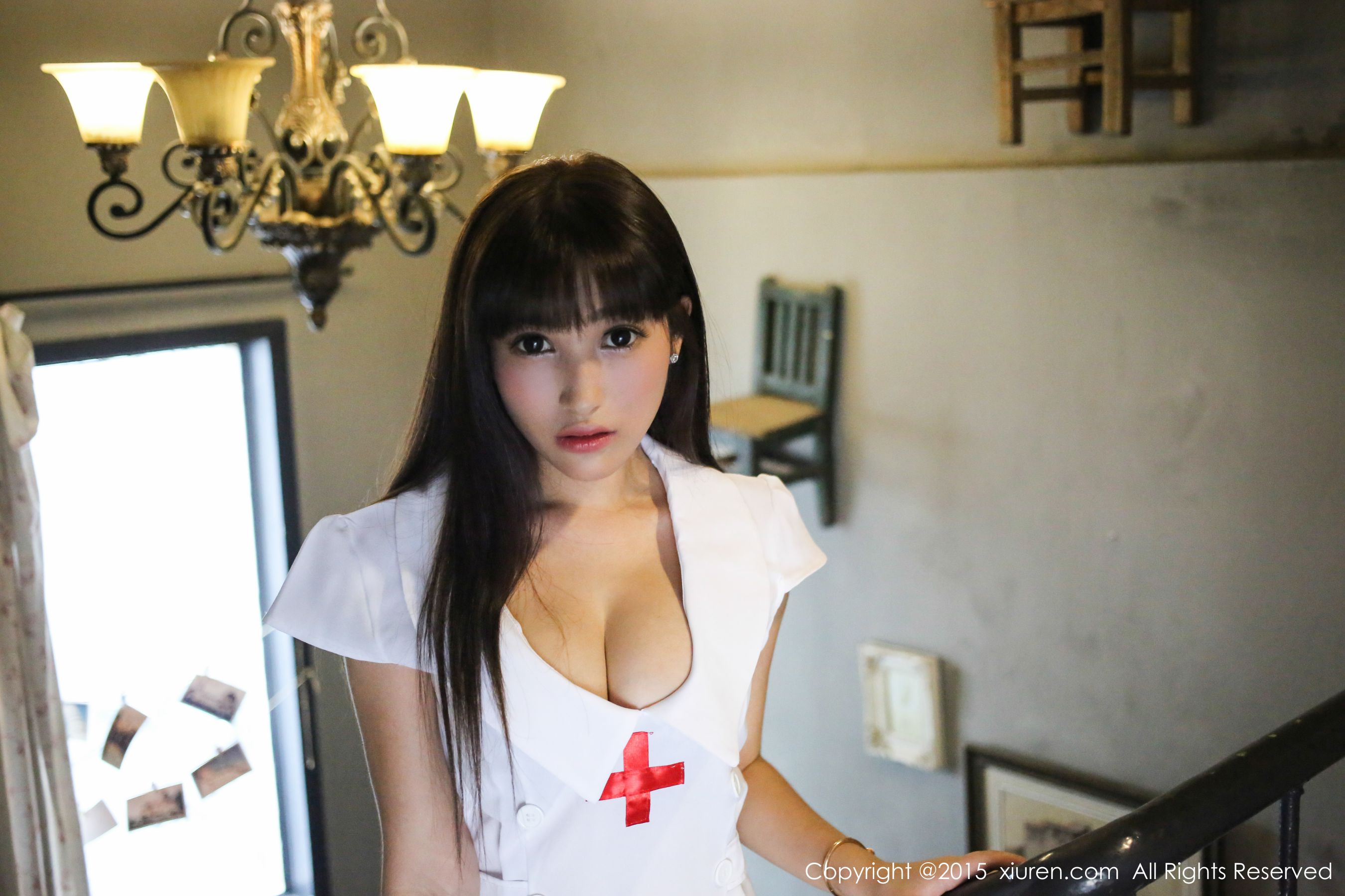 NIC Nicole White VestNurse Installation Xiuren Xiuren No.389