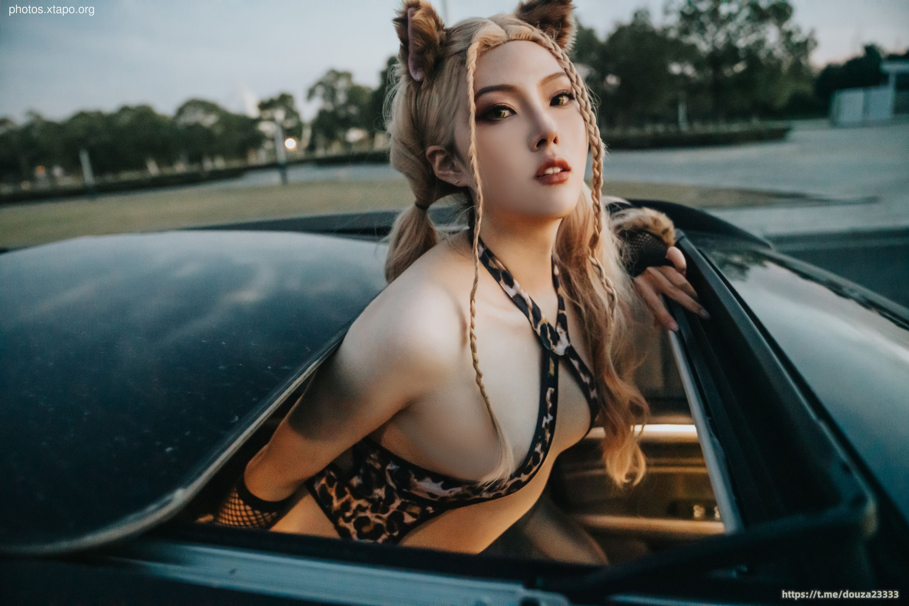 Xia Xiazi Leopard Earline X car (December 9th Reward Group Resources)