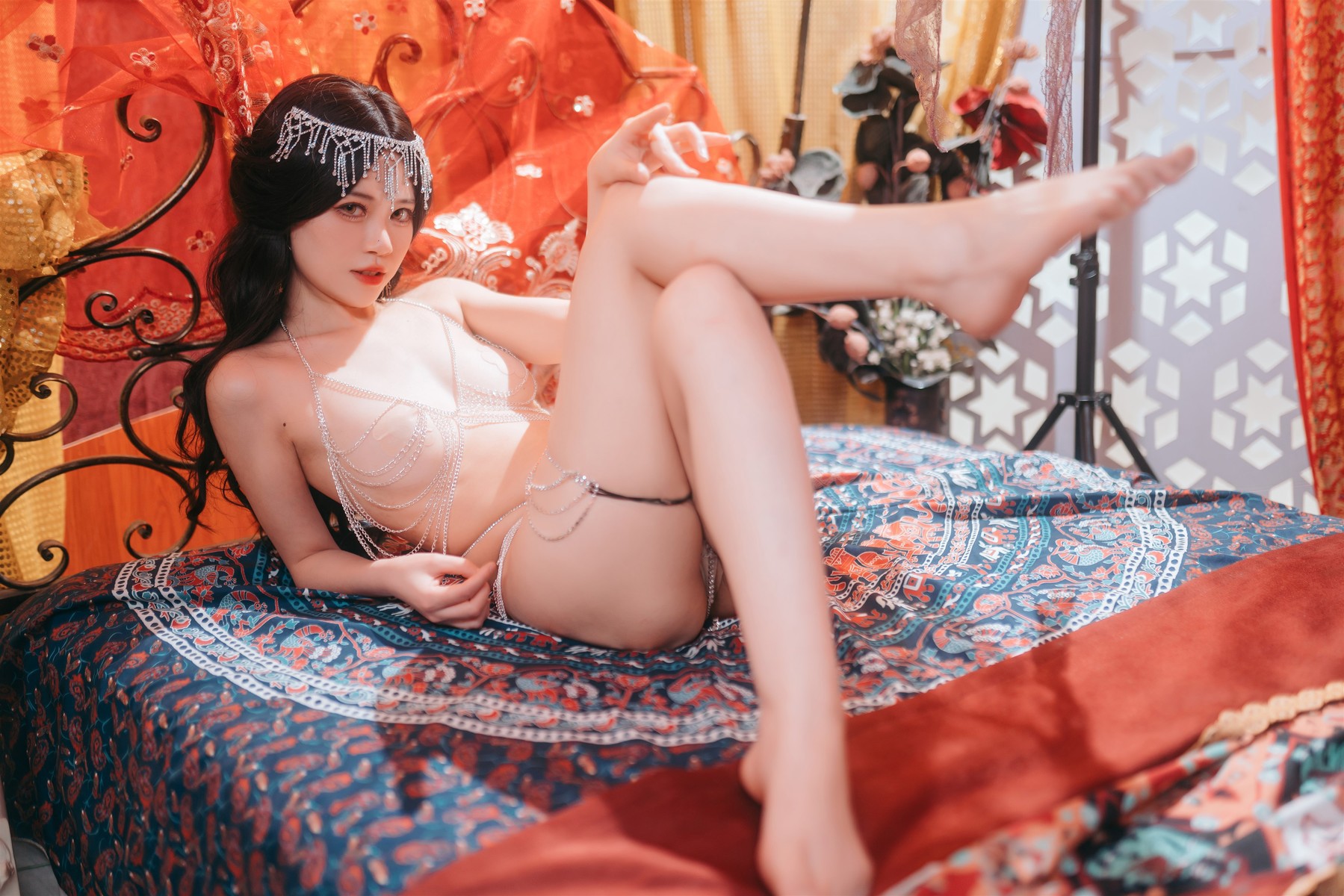 Cosplay Xingdai Lulu Chitanda Lulu Private Room Body Chain