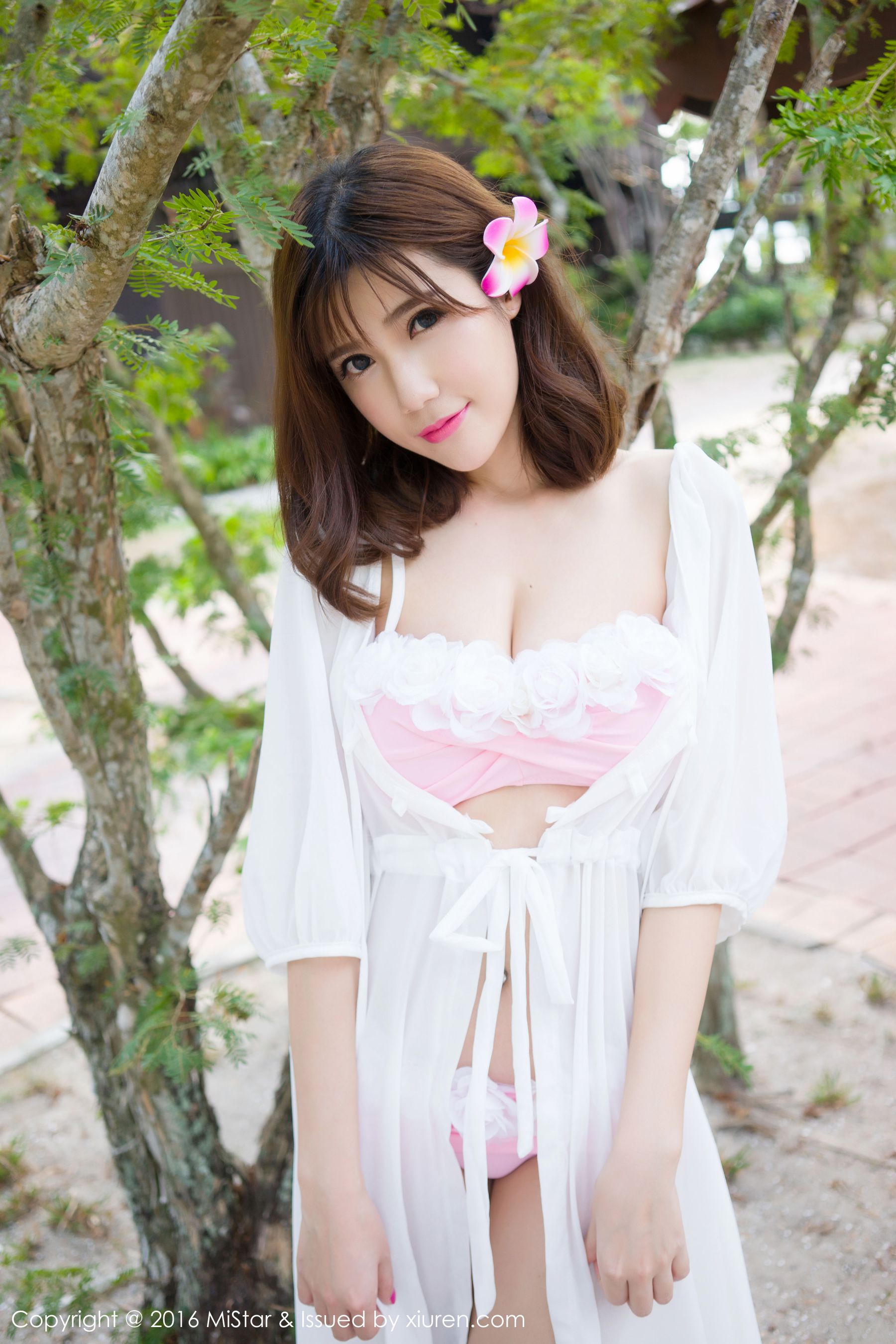 Sandy Chen Tianyang Elegant temperament, Yangliu thin waist Meiyan Society Mistar Vol.088