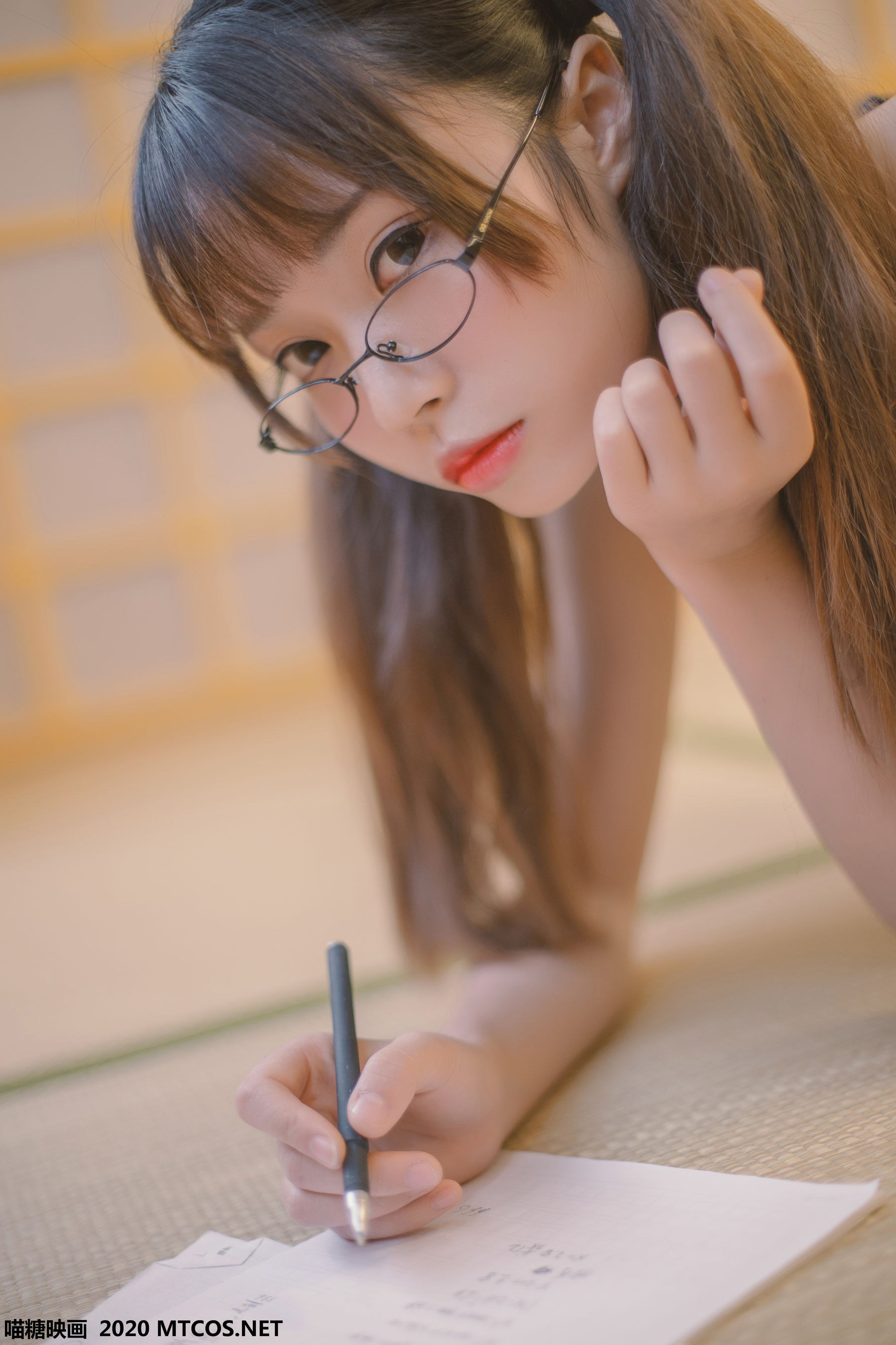 Meow Sugar Scales VOL.153 Blue and White Swimsuit