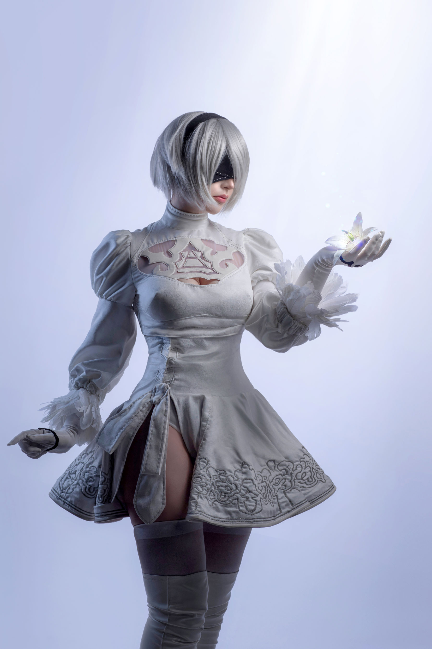 COS Welfare Foreign Beauty Sayathefox -2B White Dress