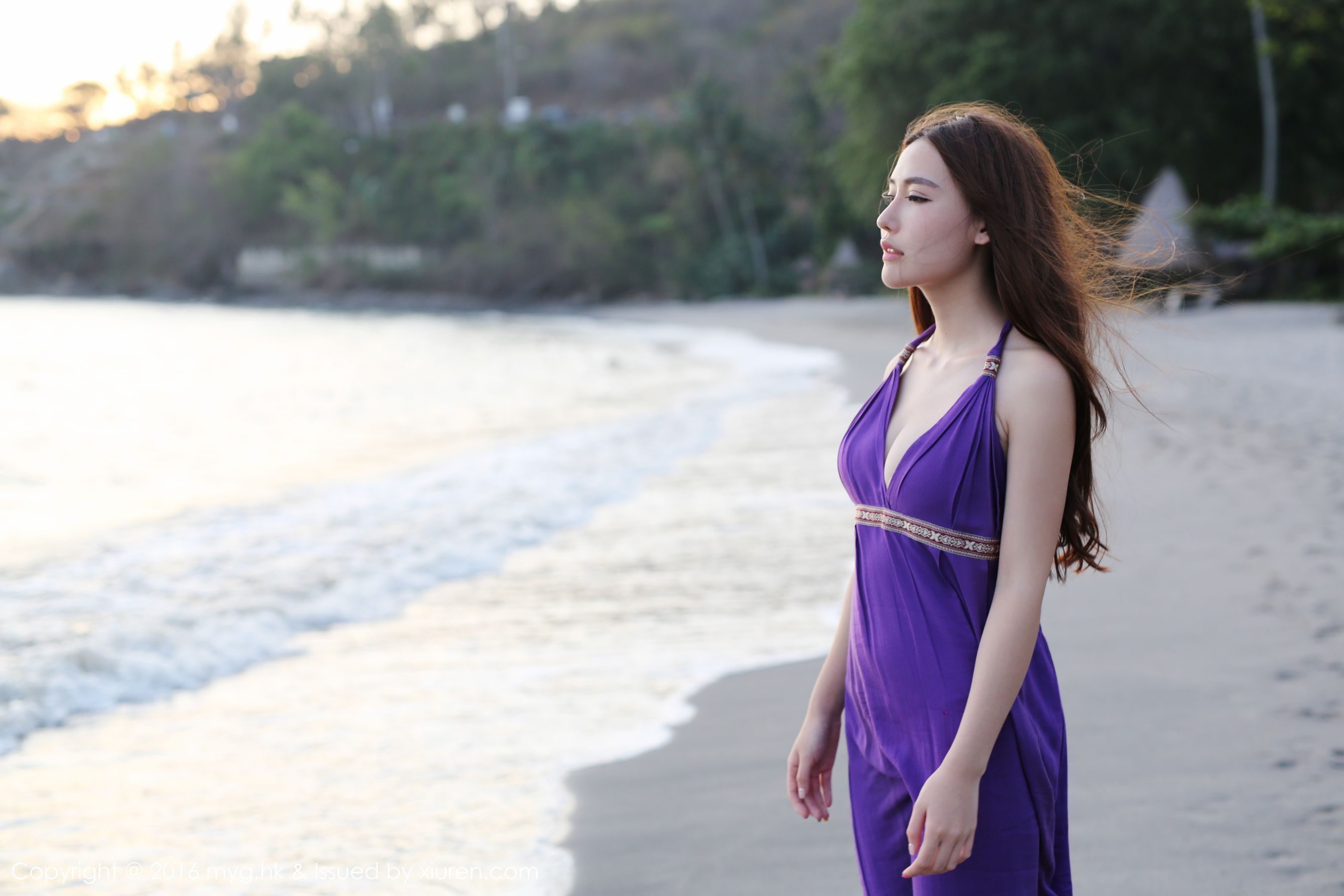 Xiongyu BOBO Longmu Island Travel Beach Beauty Fresh Series Miyuan Pavilion Mygirl VOL.191