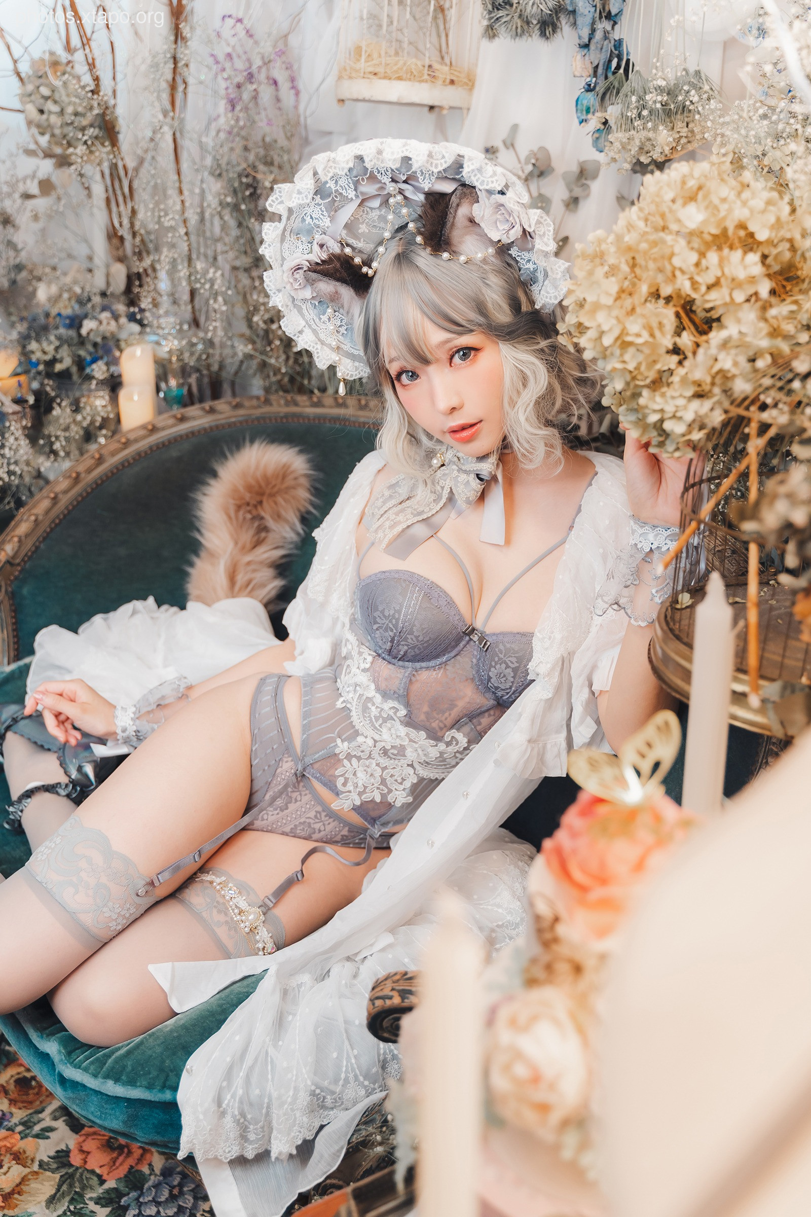 Elyee -Agdoll cat doll puppet cat girl figure