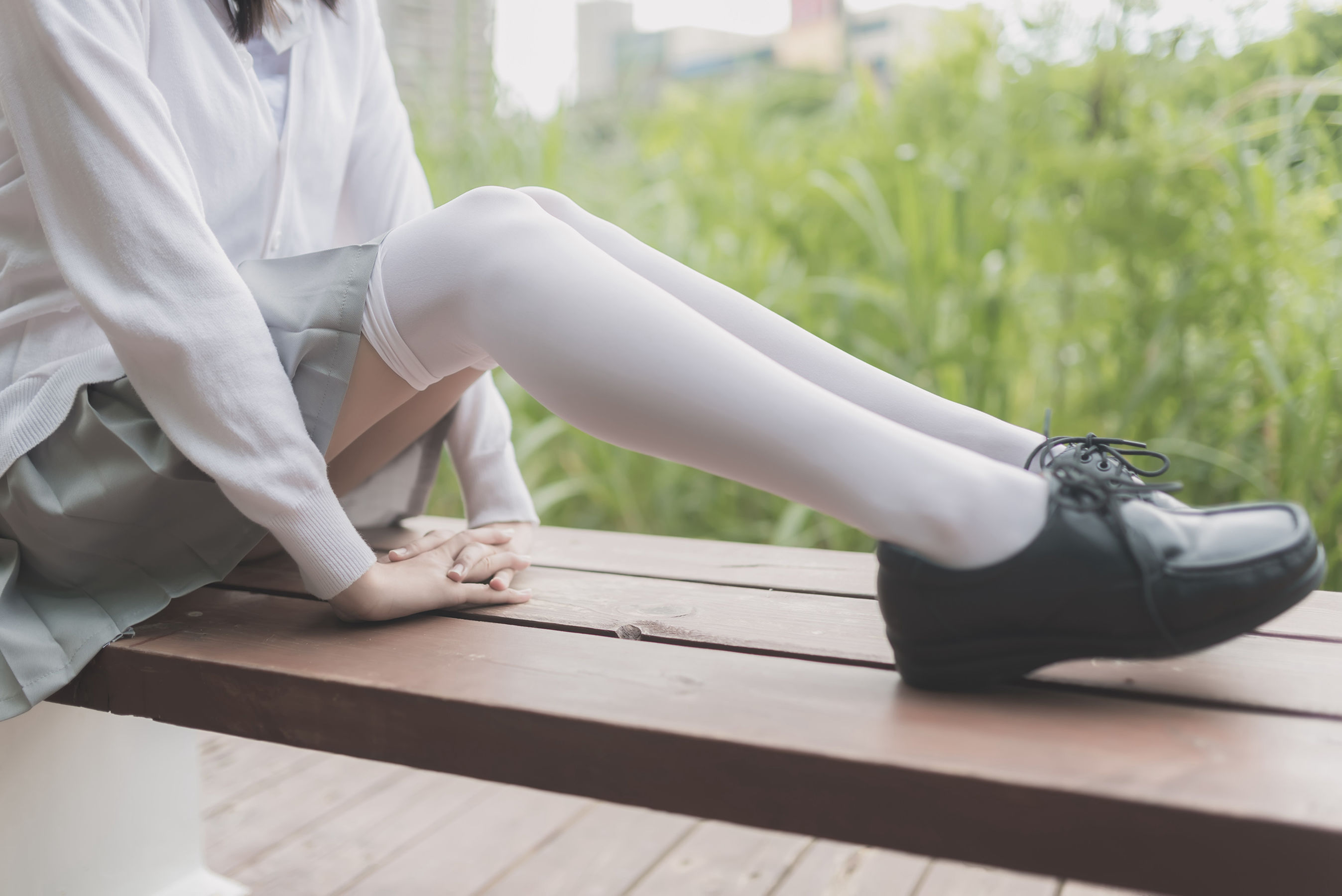 Field of Wind No.144 JK girls outdoor extreme temptation