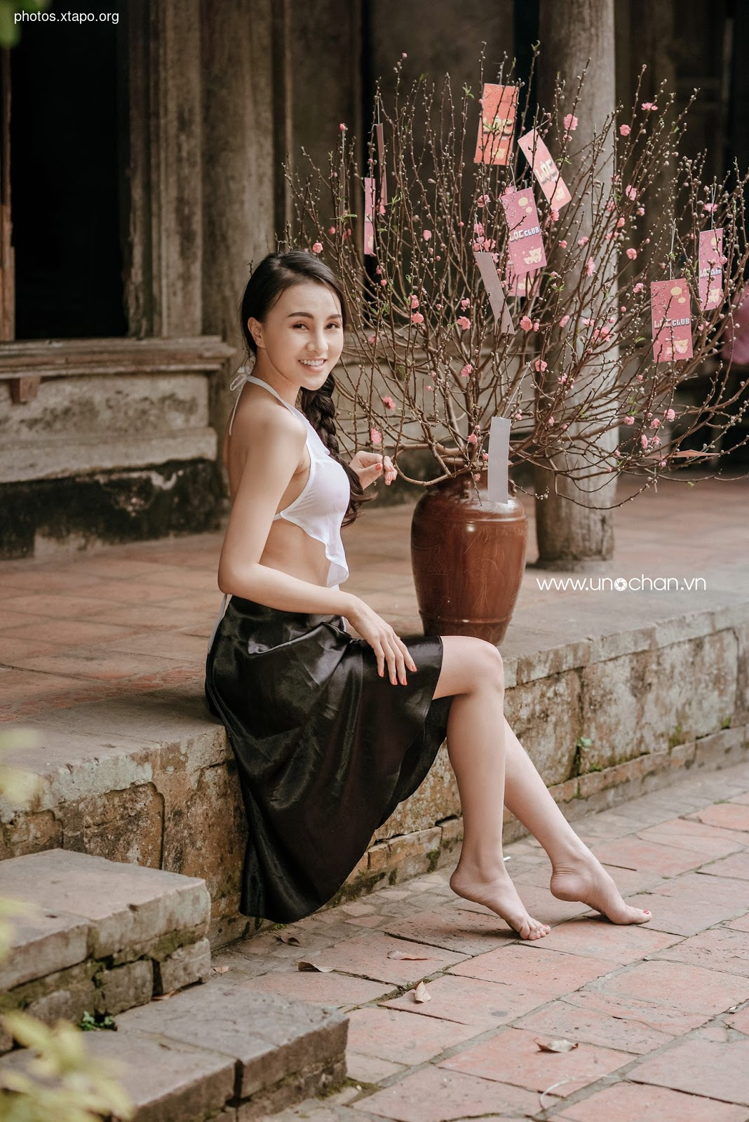 Instructions for packaging banh chung