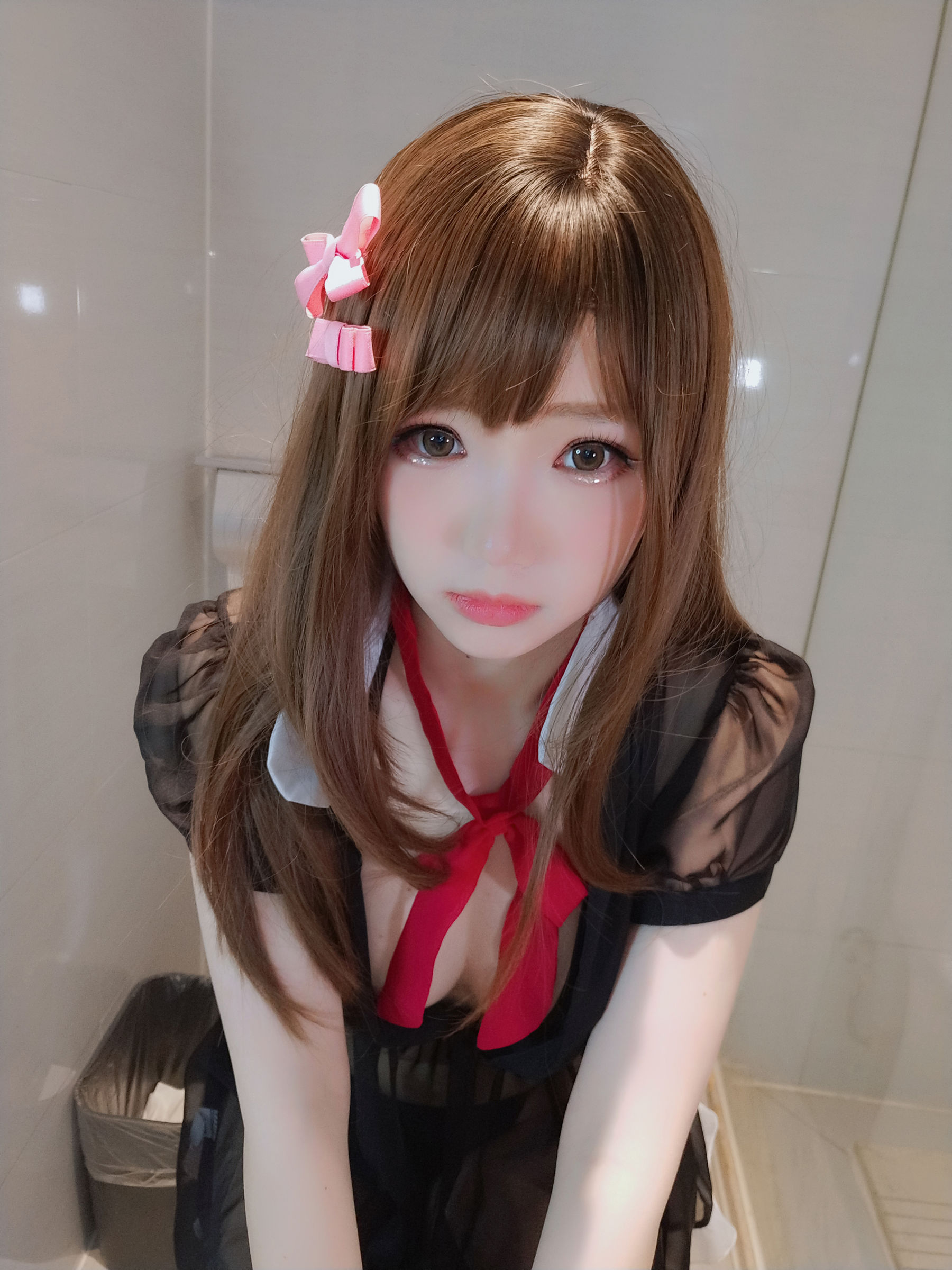 Net Red Coser Photo Anime blogger Xueqing Astra -Bathroom Maid